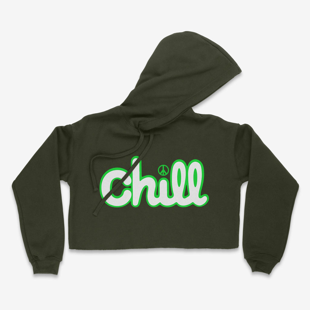 Womens Chill Peace Classic Crop Hood