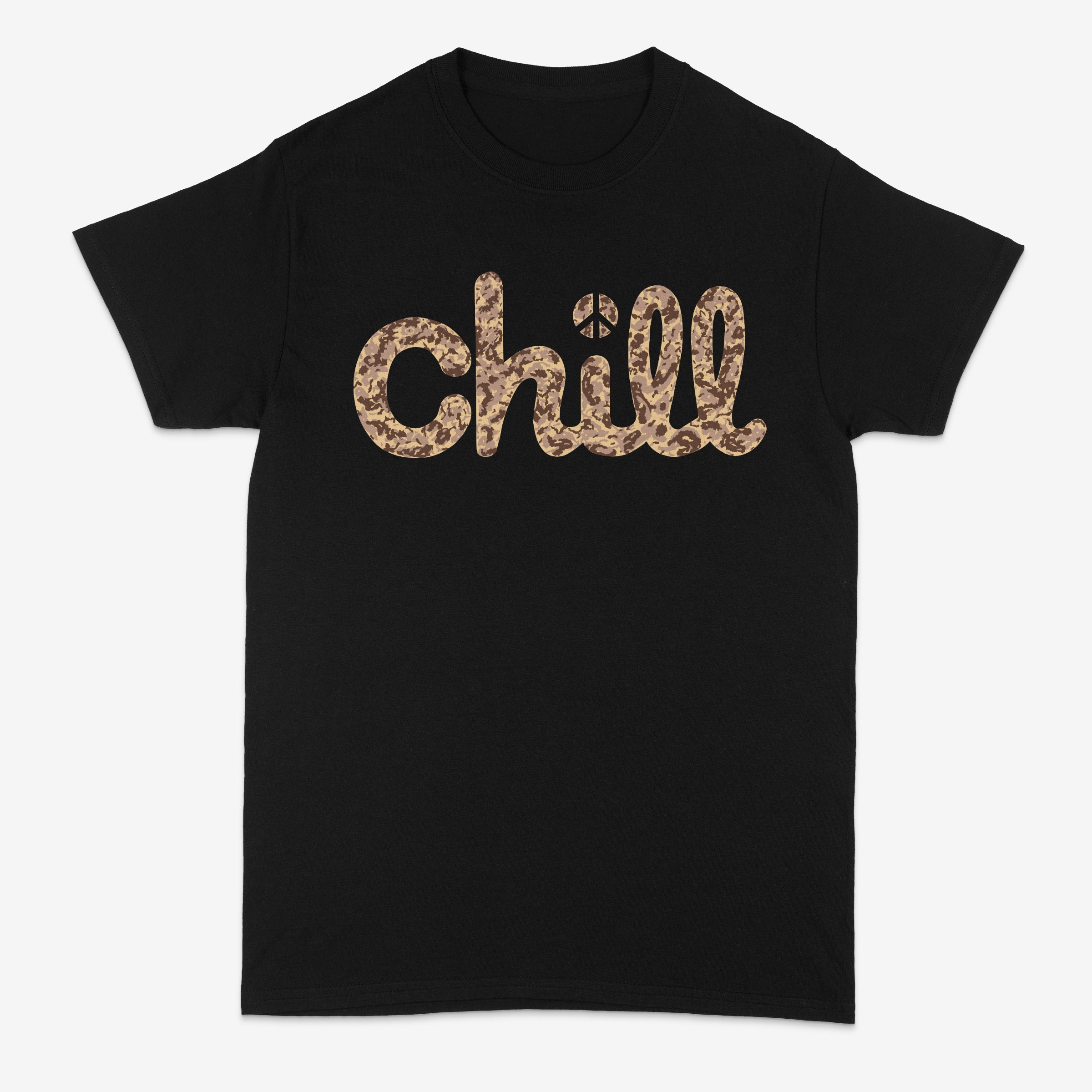 Chill Peace Sand Camo Short Sleeve T