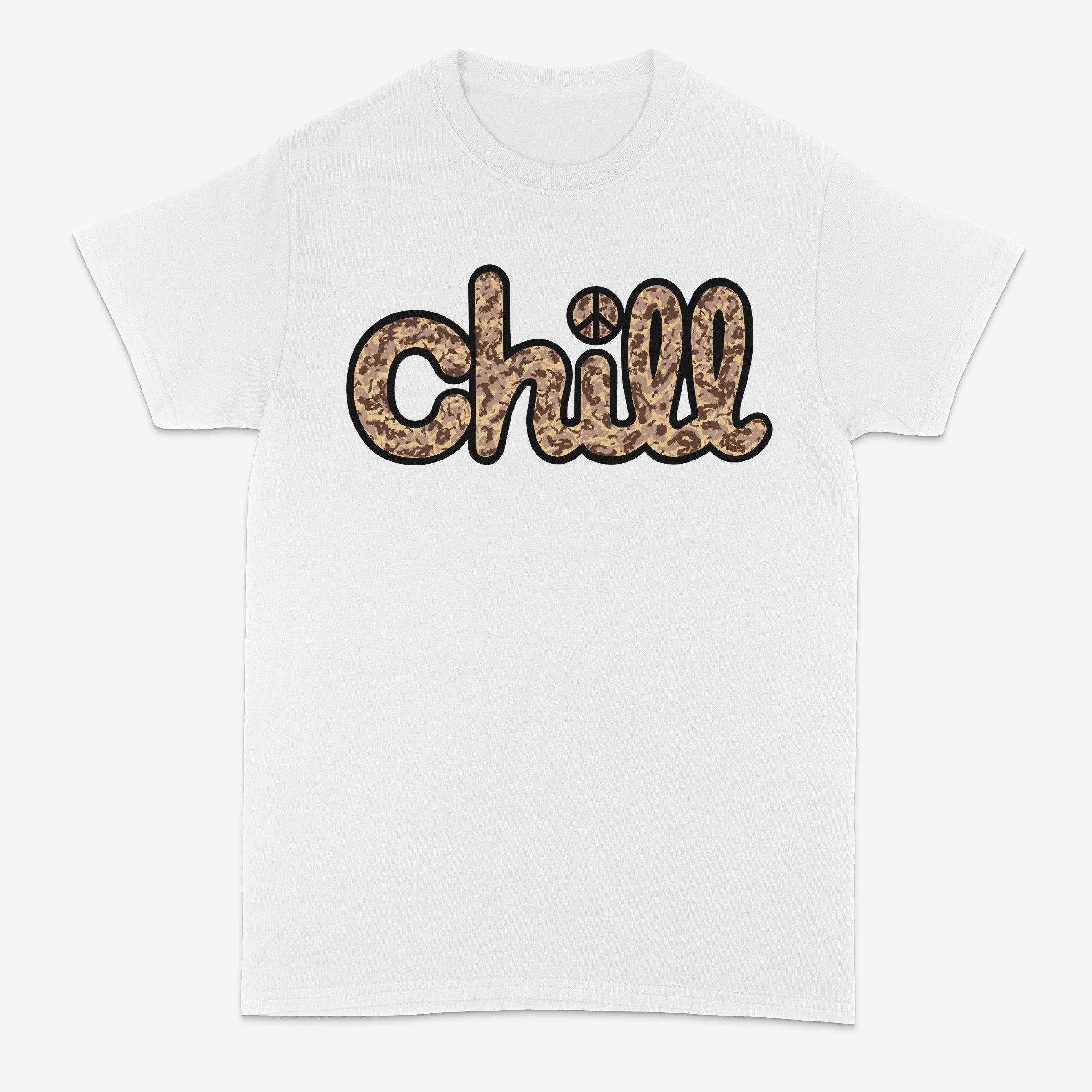Chill Peace Sand Camo Short Sleeve T