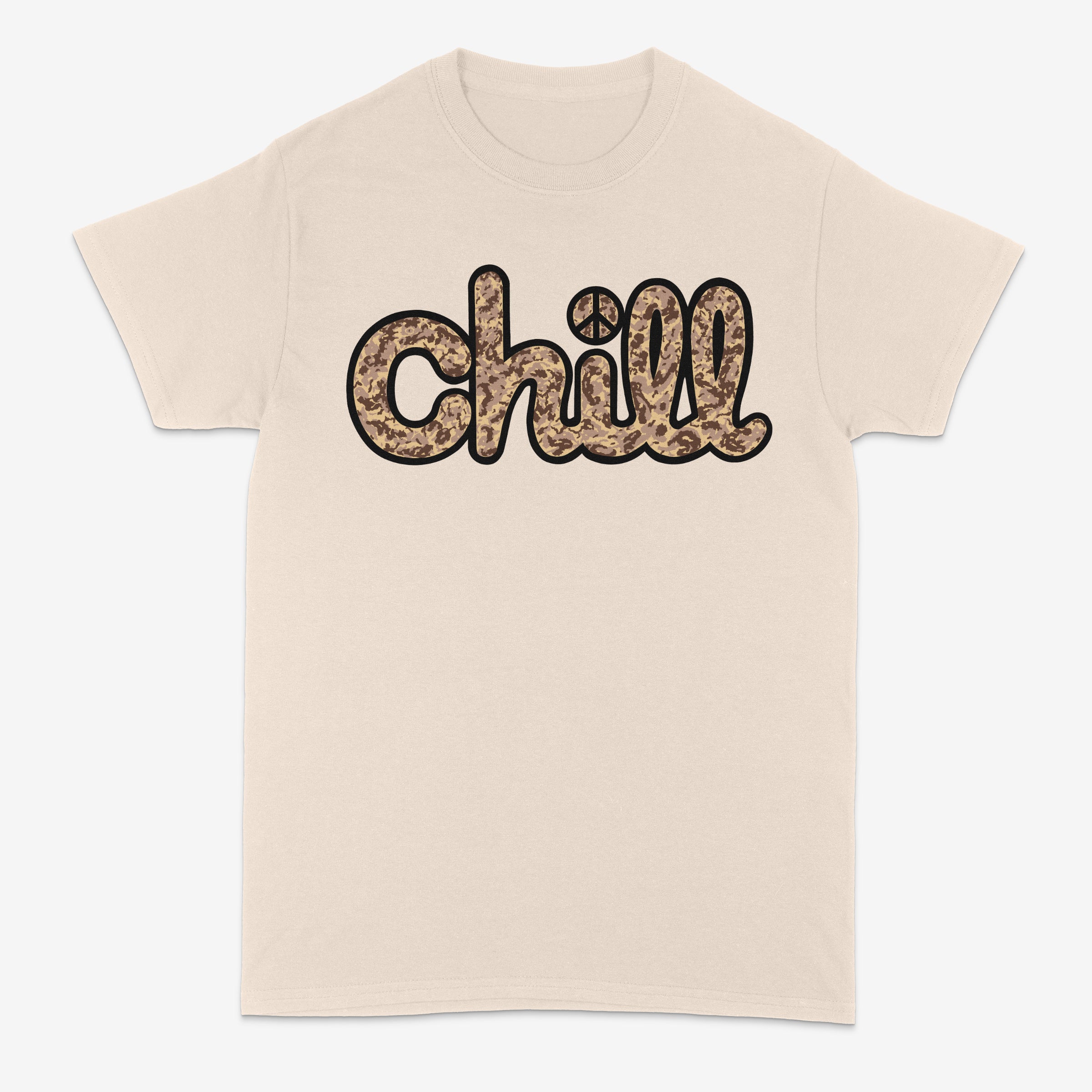 Chill Peace Sand Camo Short Sleeve T