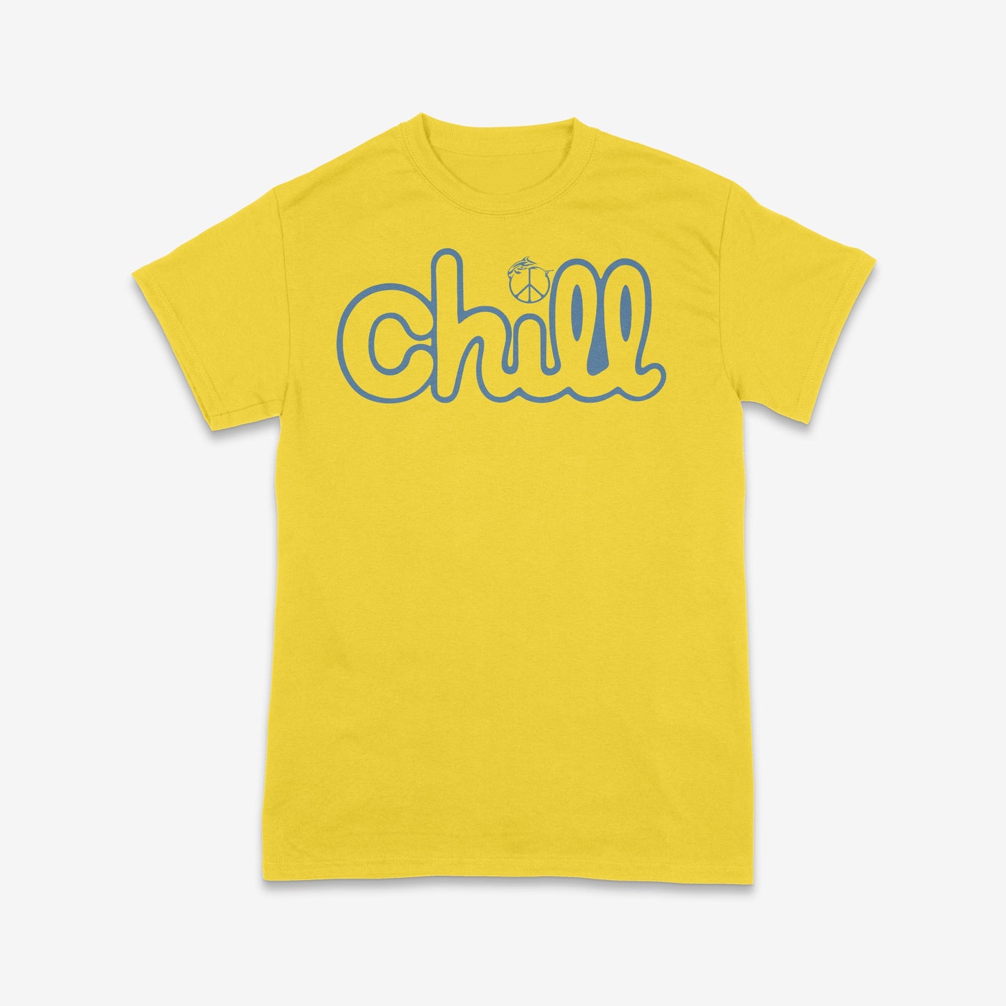 Chill Beach Peace Dolphin Short Sleeve T