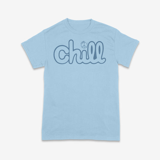 Chill Beach Peace Dolphin Short Sleeve T