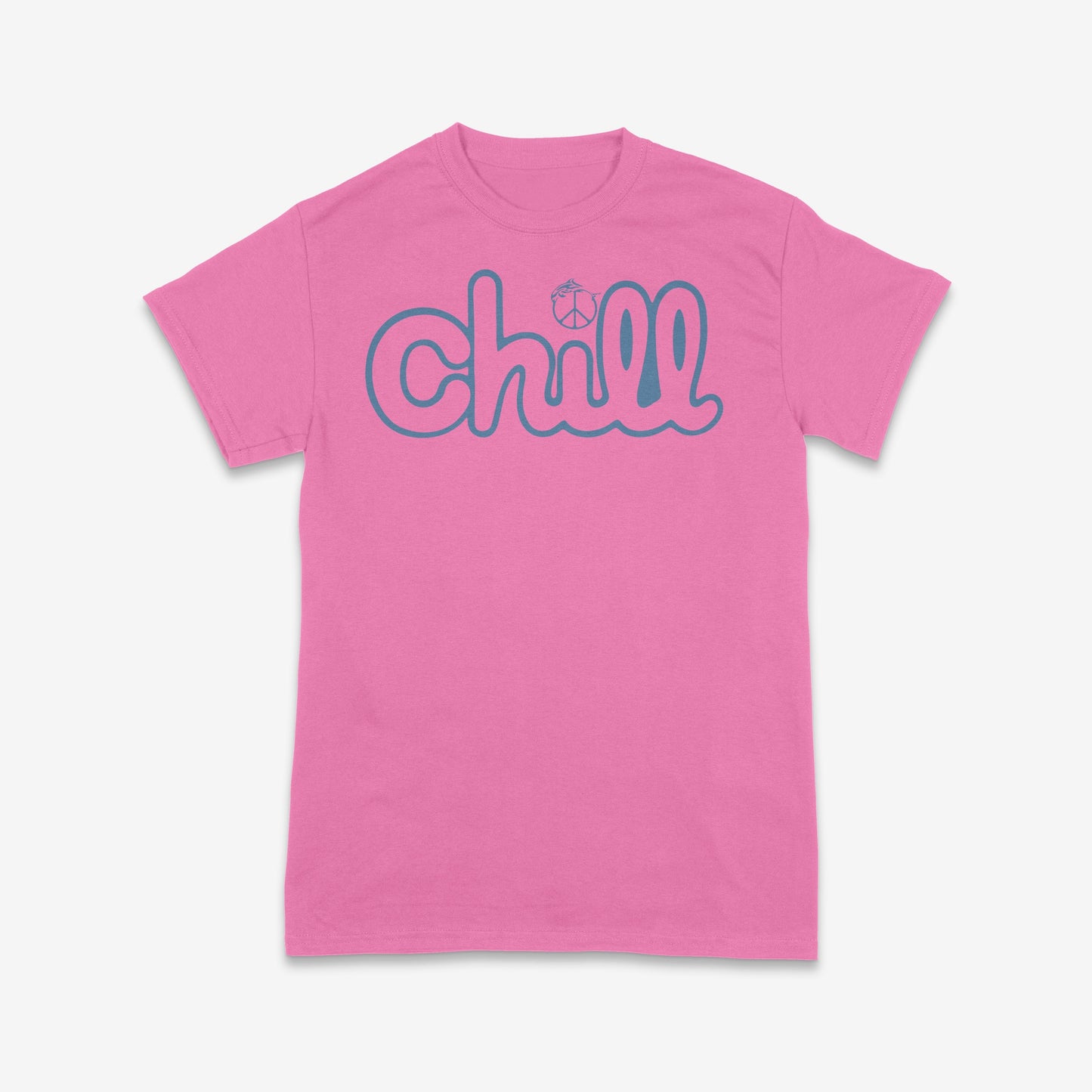 Chill Beach Peace Dolphin Short Sleeve T