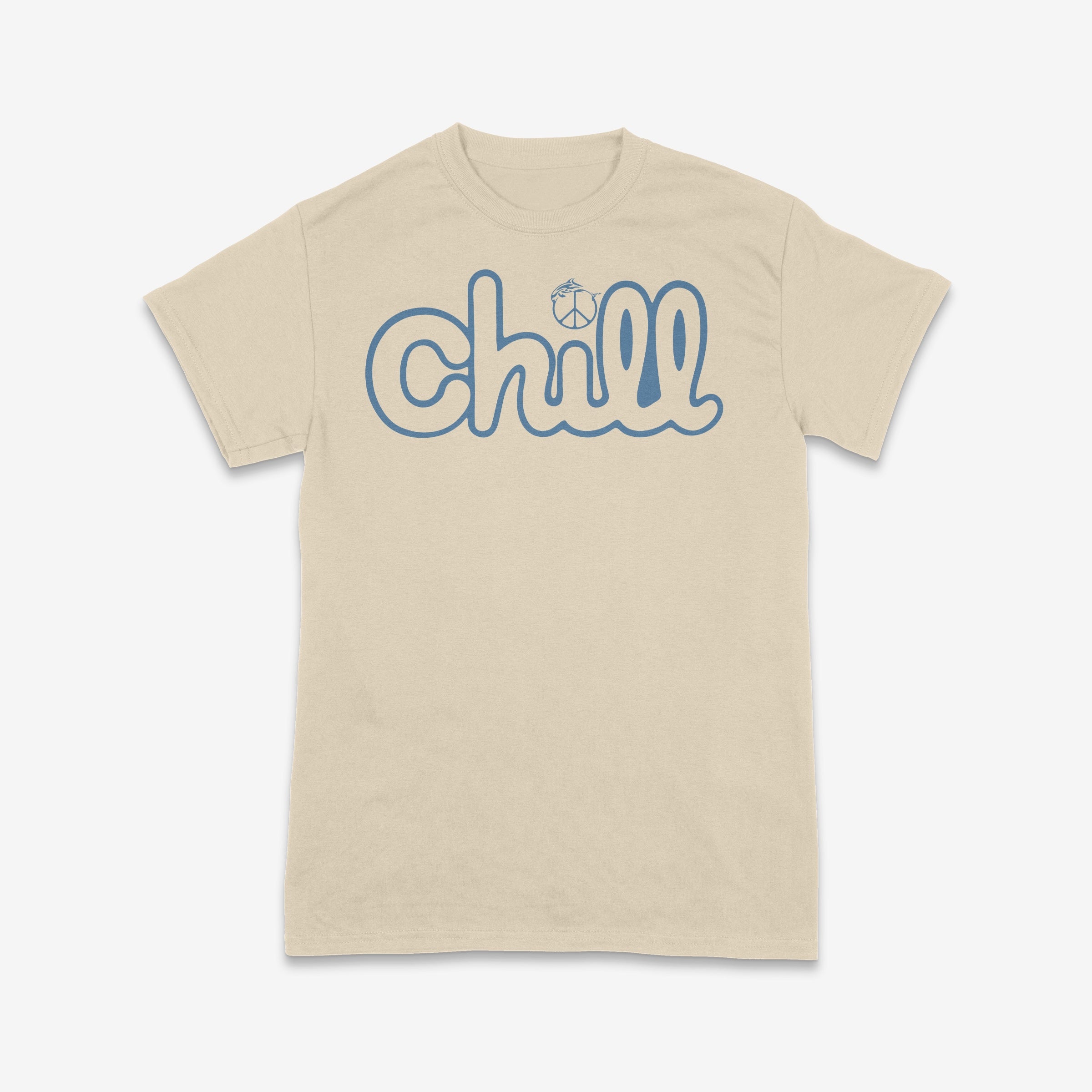 Chill Beach Peace Dolphin Short Sleeve T