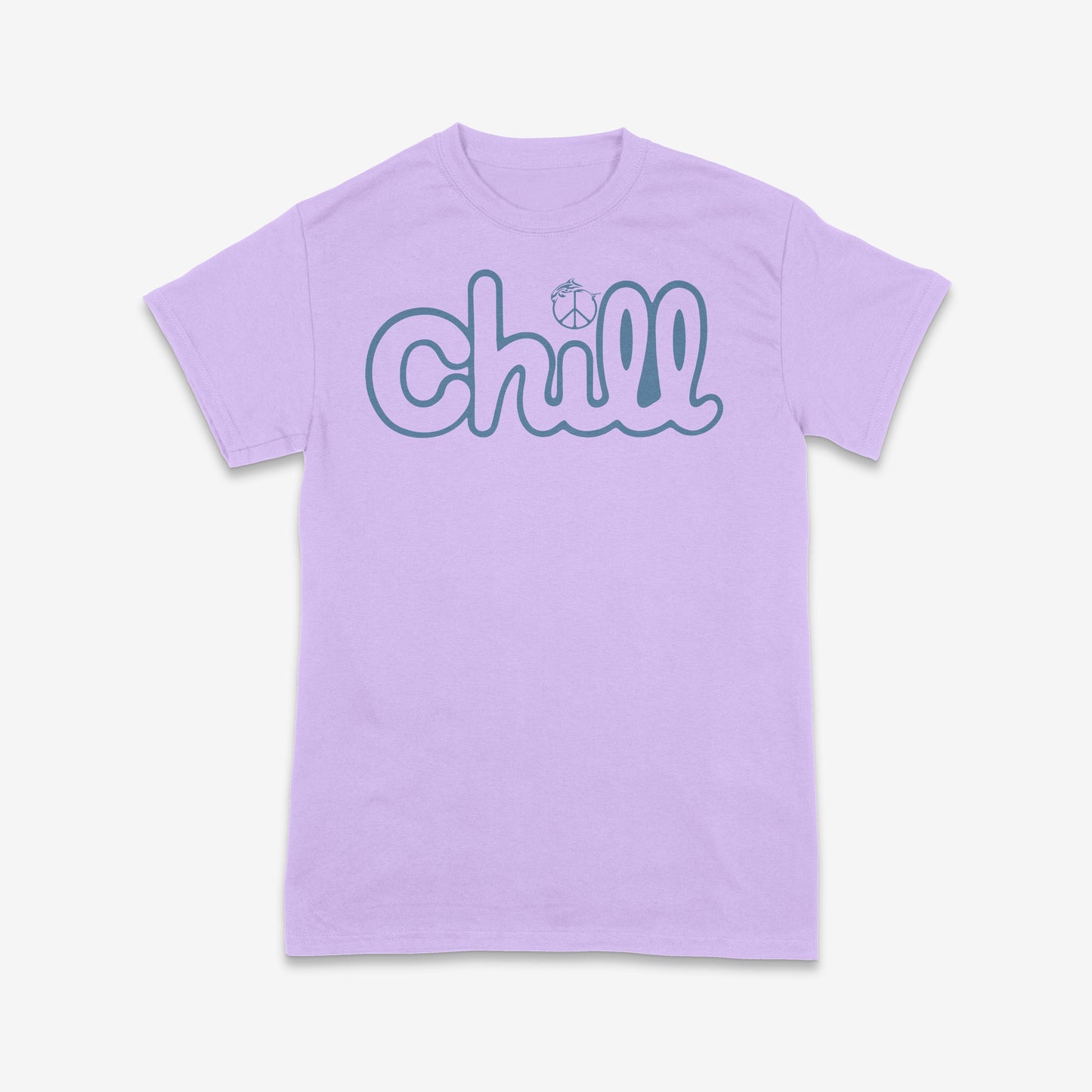 Chill Beach Peace Dolphin Short Sleeve T