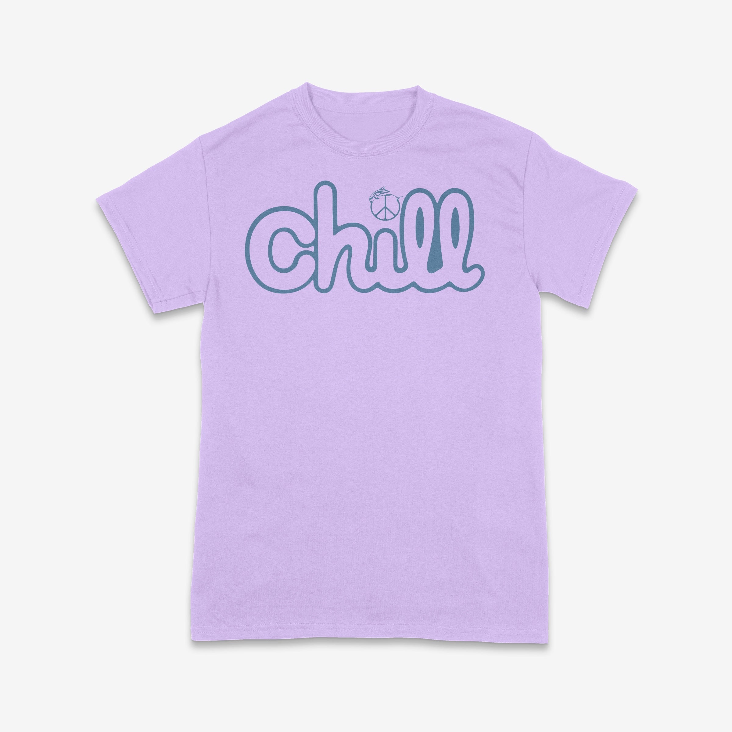 Chill Beach Peace Dolphin Short Sleeve T
