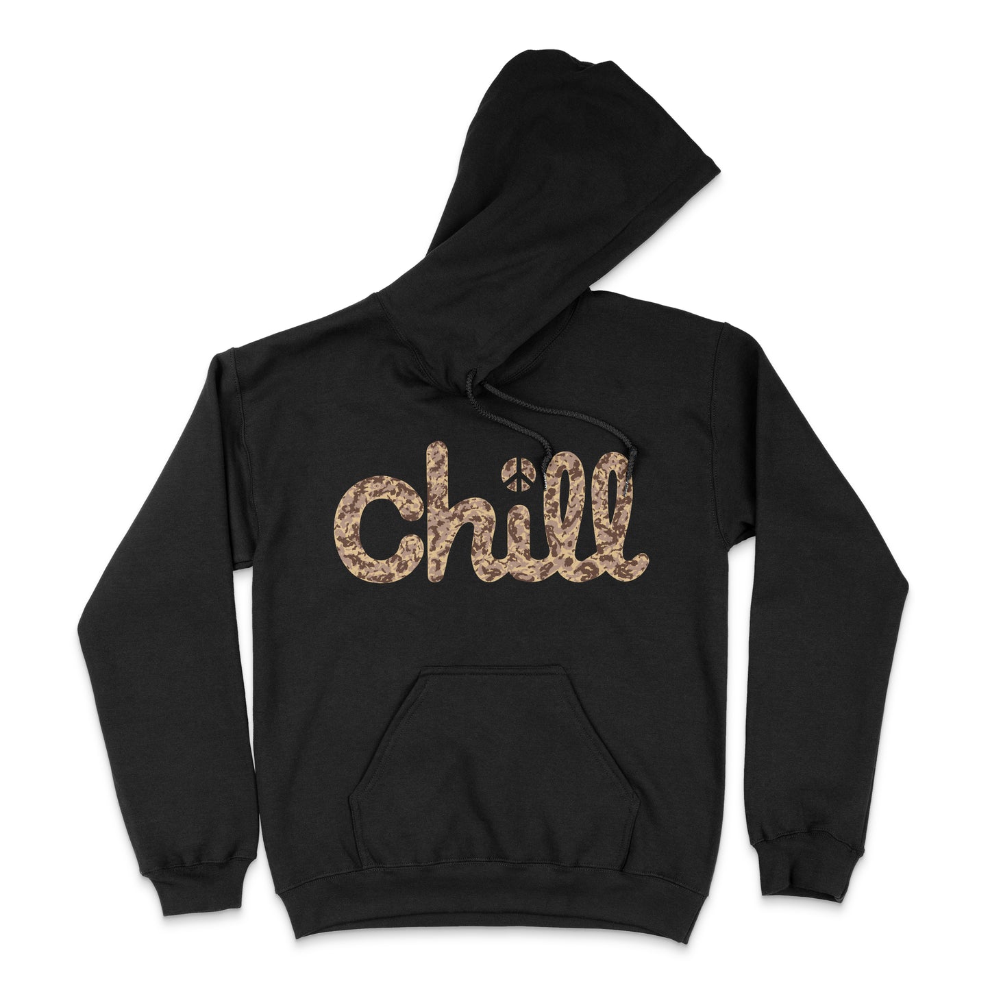 Chill Peace Sand Camo Pullover Hood