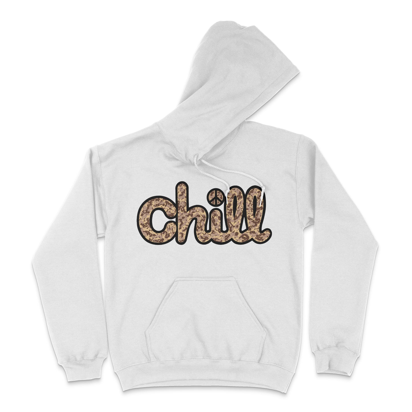 Chill Peace Sand Camo Pullover Hood