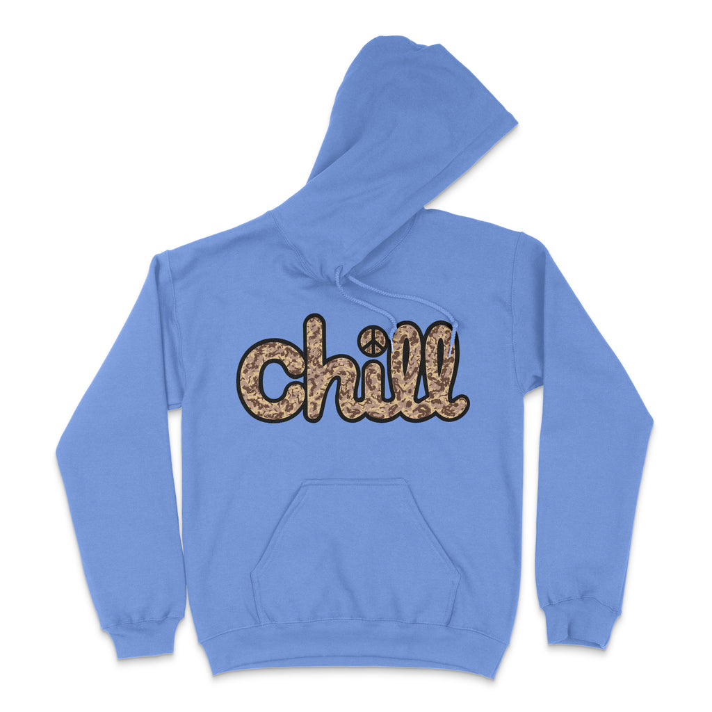 Chill Peace Sand Camo Pullover Hood