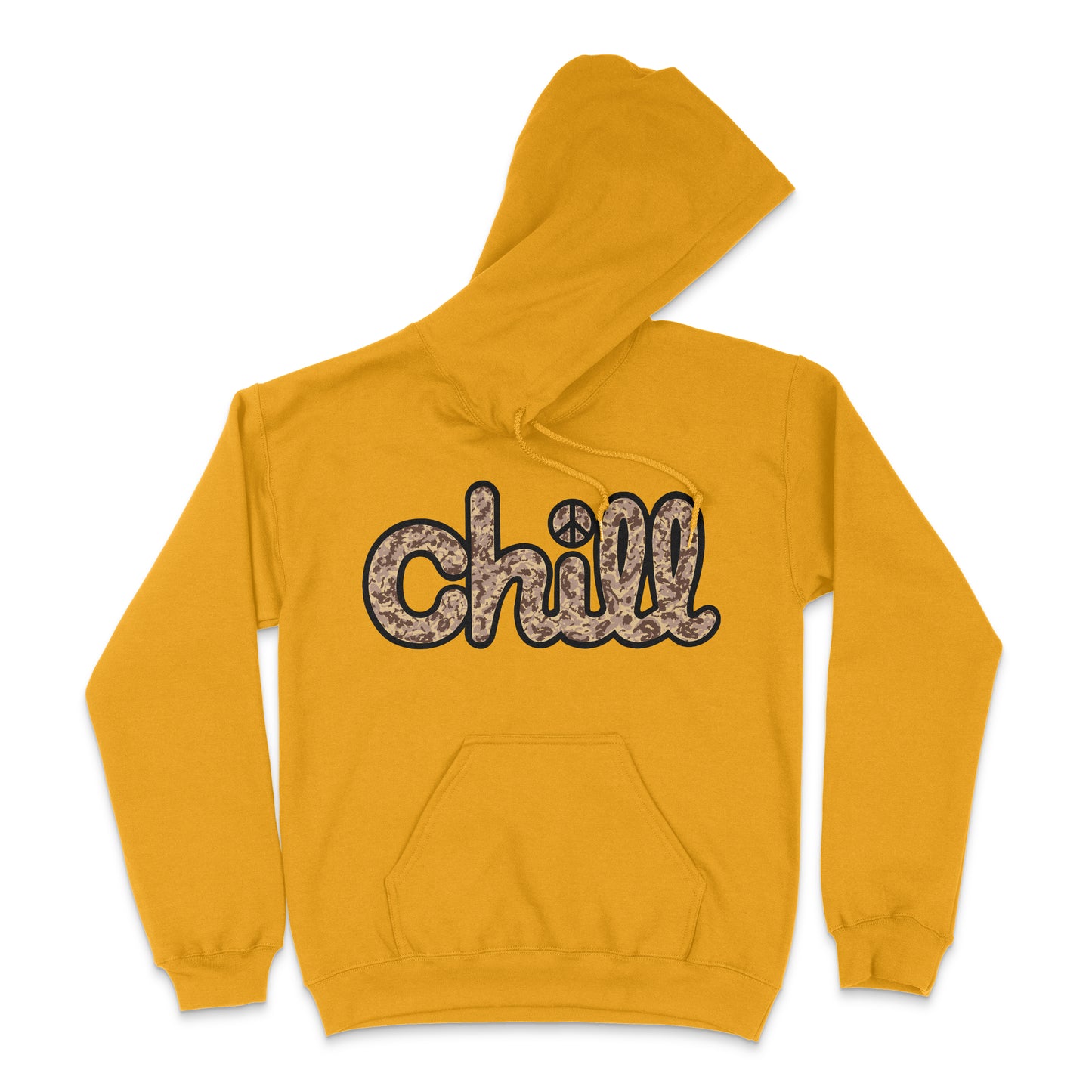 Chill Peace Sand Camo Pullover Hood