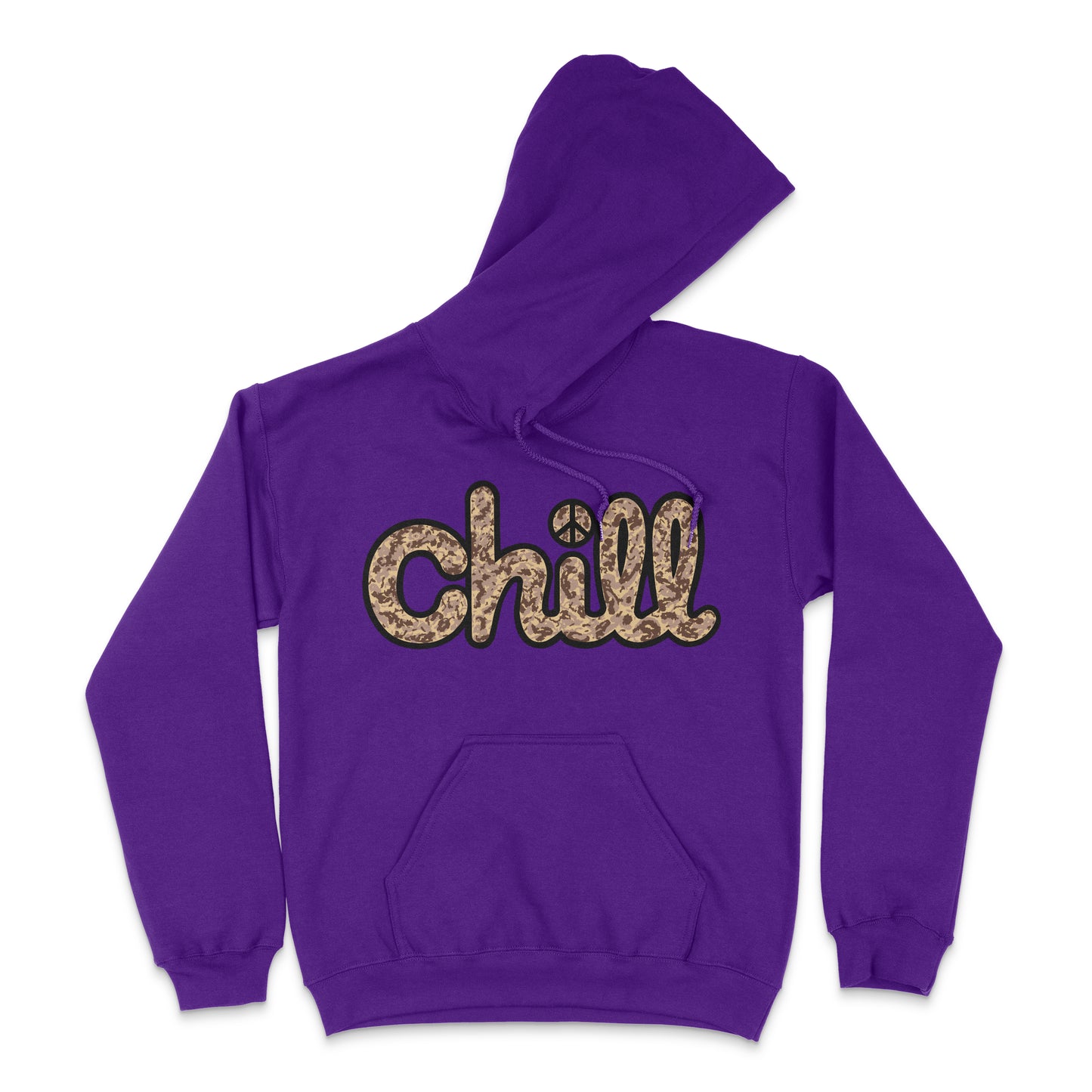 Chill Peace Sand Camo Pullover Hood