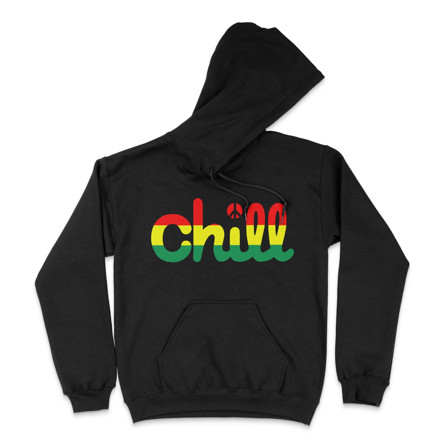 Chill Rasta Peace Pullover Hood
