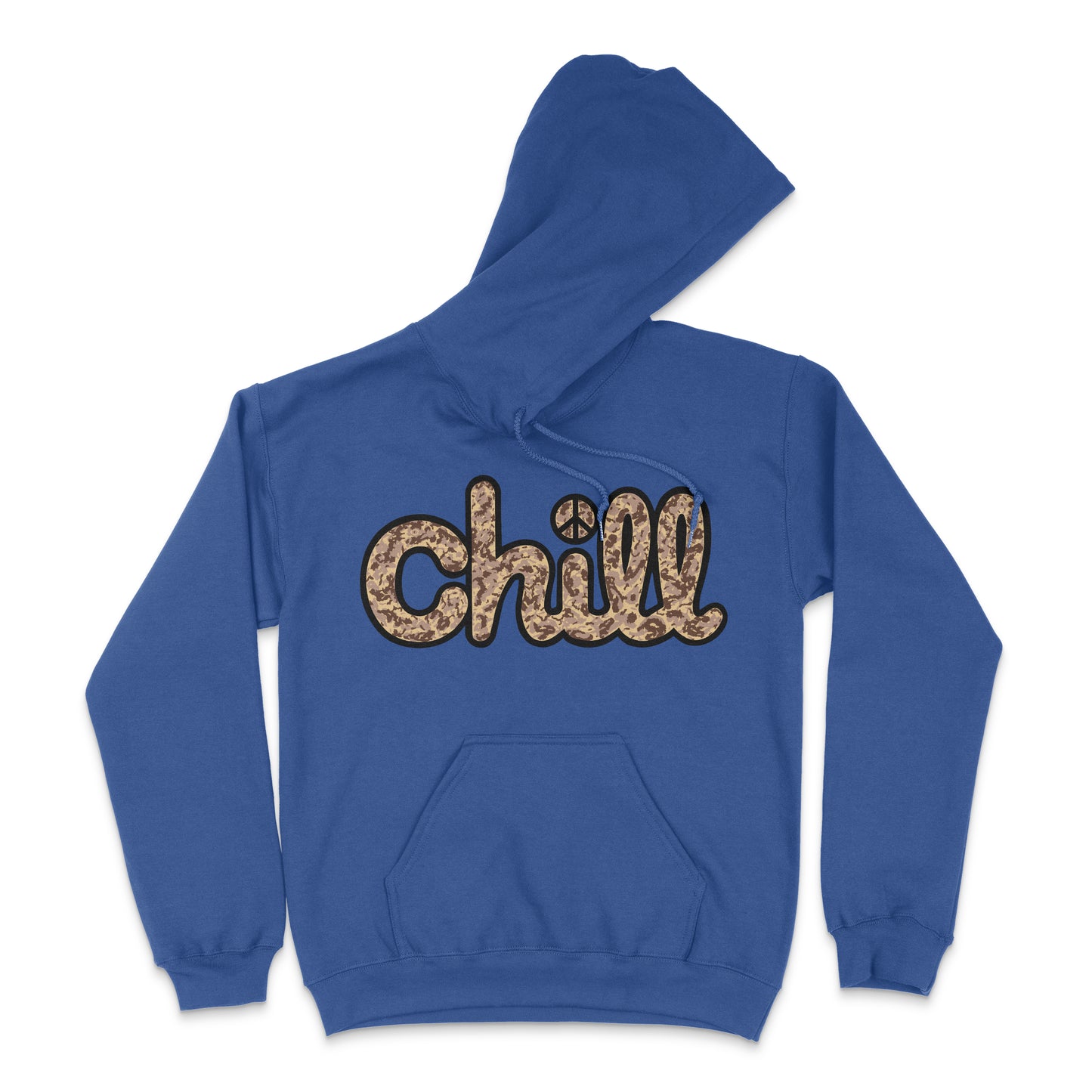 Chill Peace Sand Camo Pullover Hood