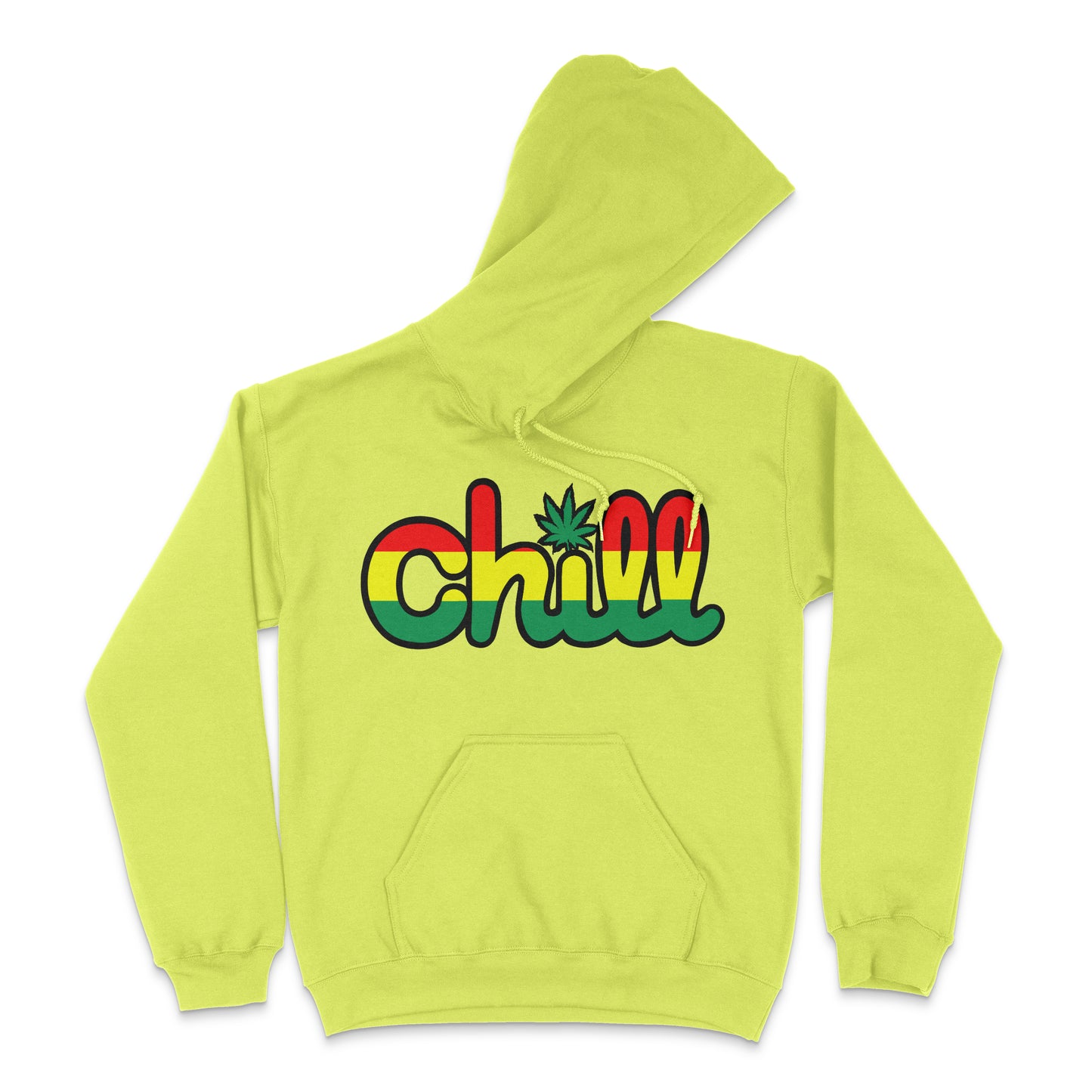 Chill Rasta Leaf Pullover Hood