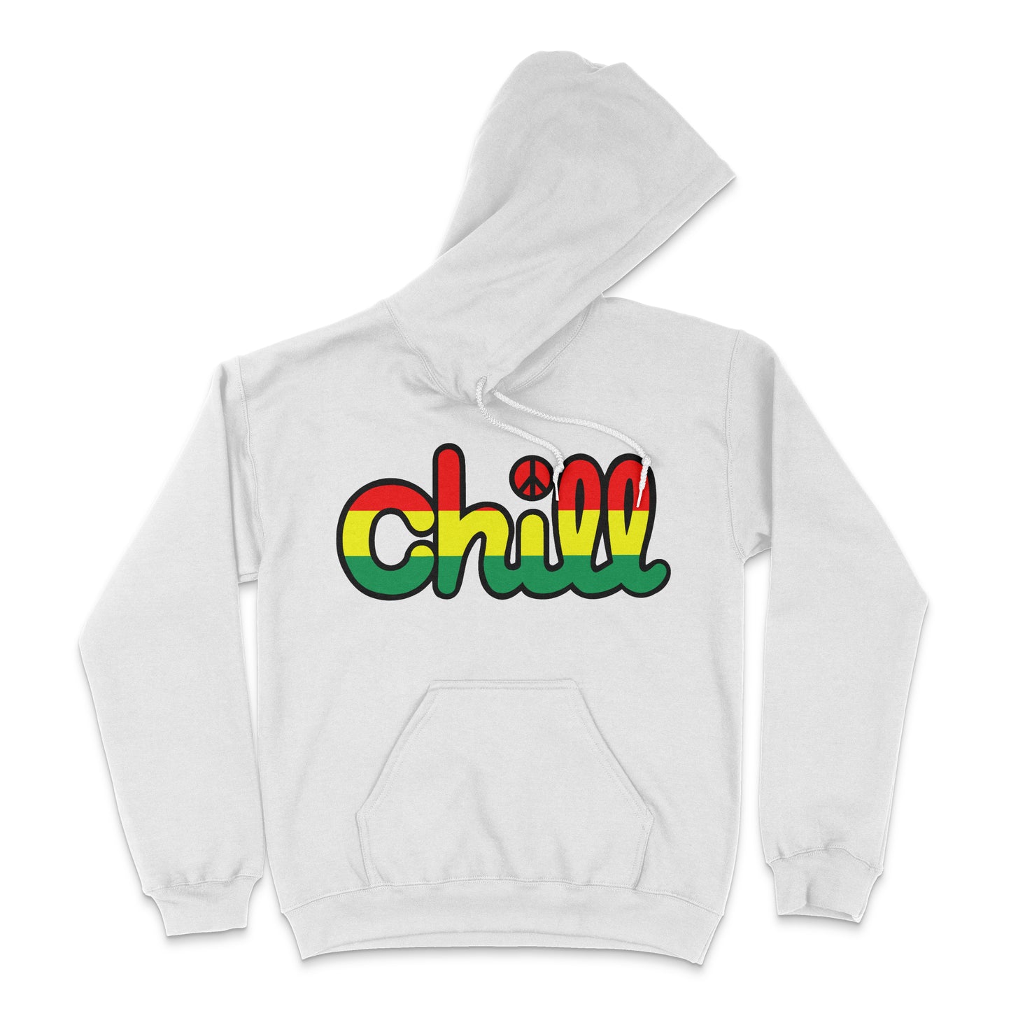 Chill Rasta Peace Pullover Hood