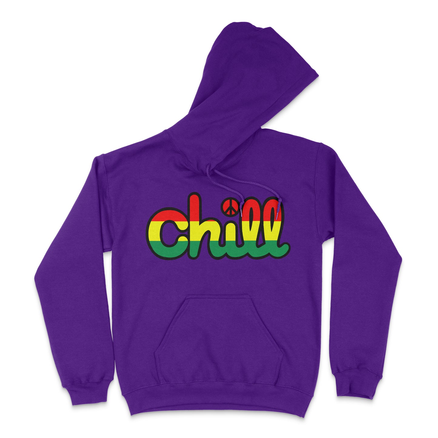 Chill Rasta Peace Pullover Hood
