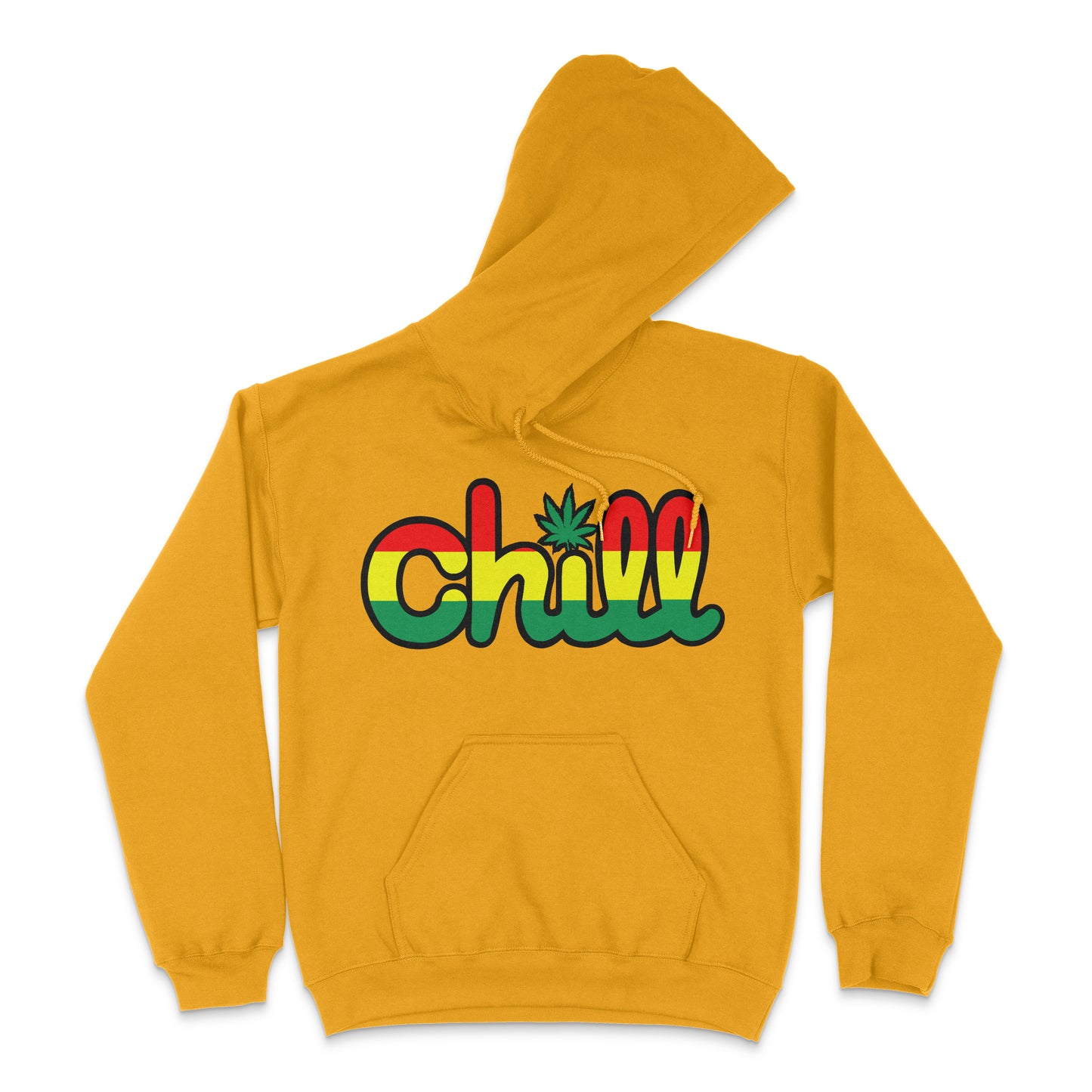 Chill Rasta Leaf Pullover Hood