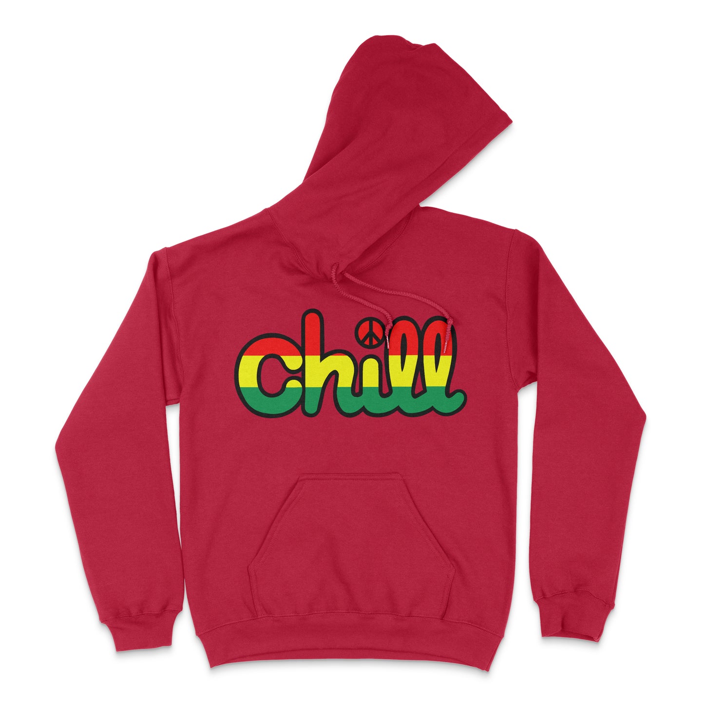 Chill Rasta Peace Pullover Hood