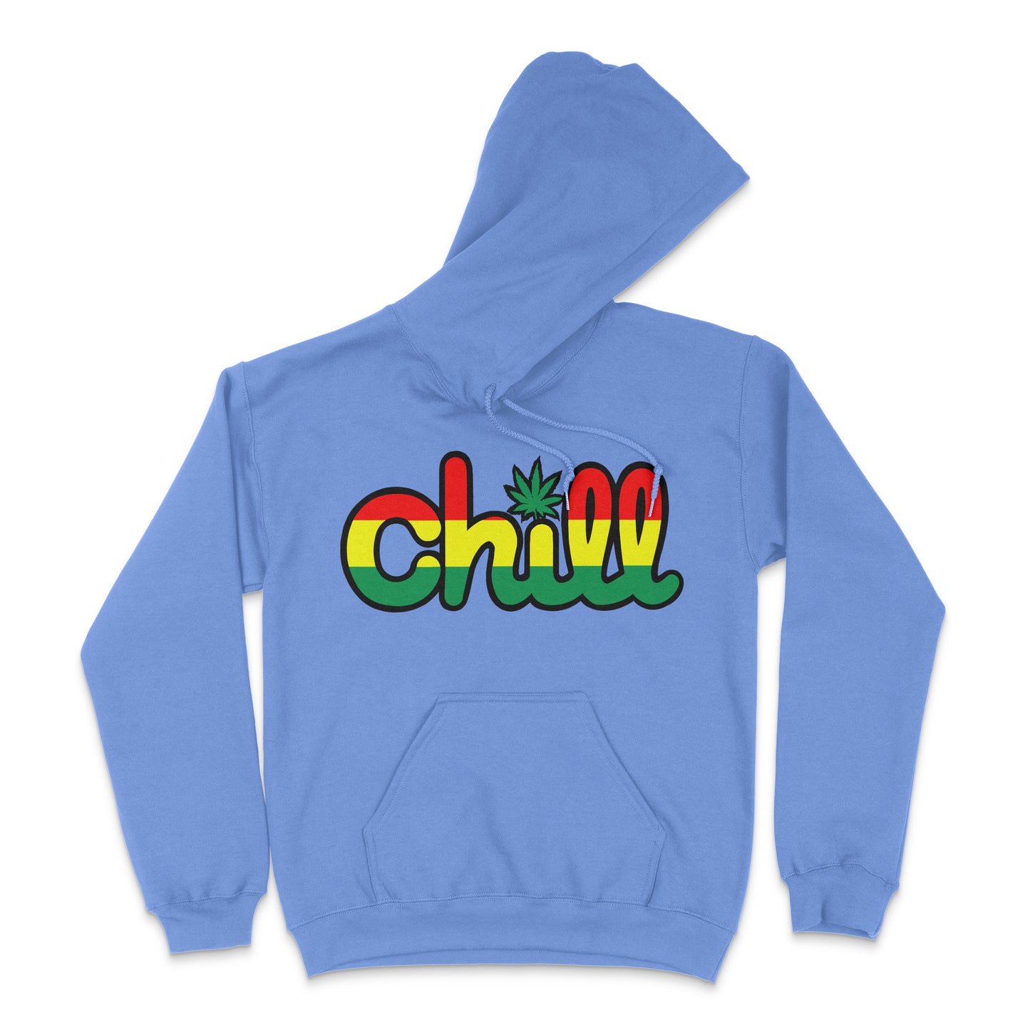 Chill Rasta Leaf Pullover Hood