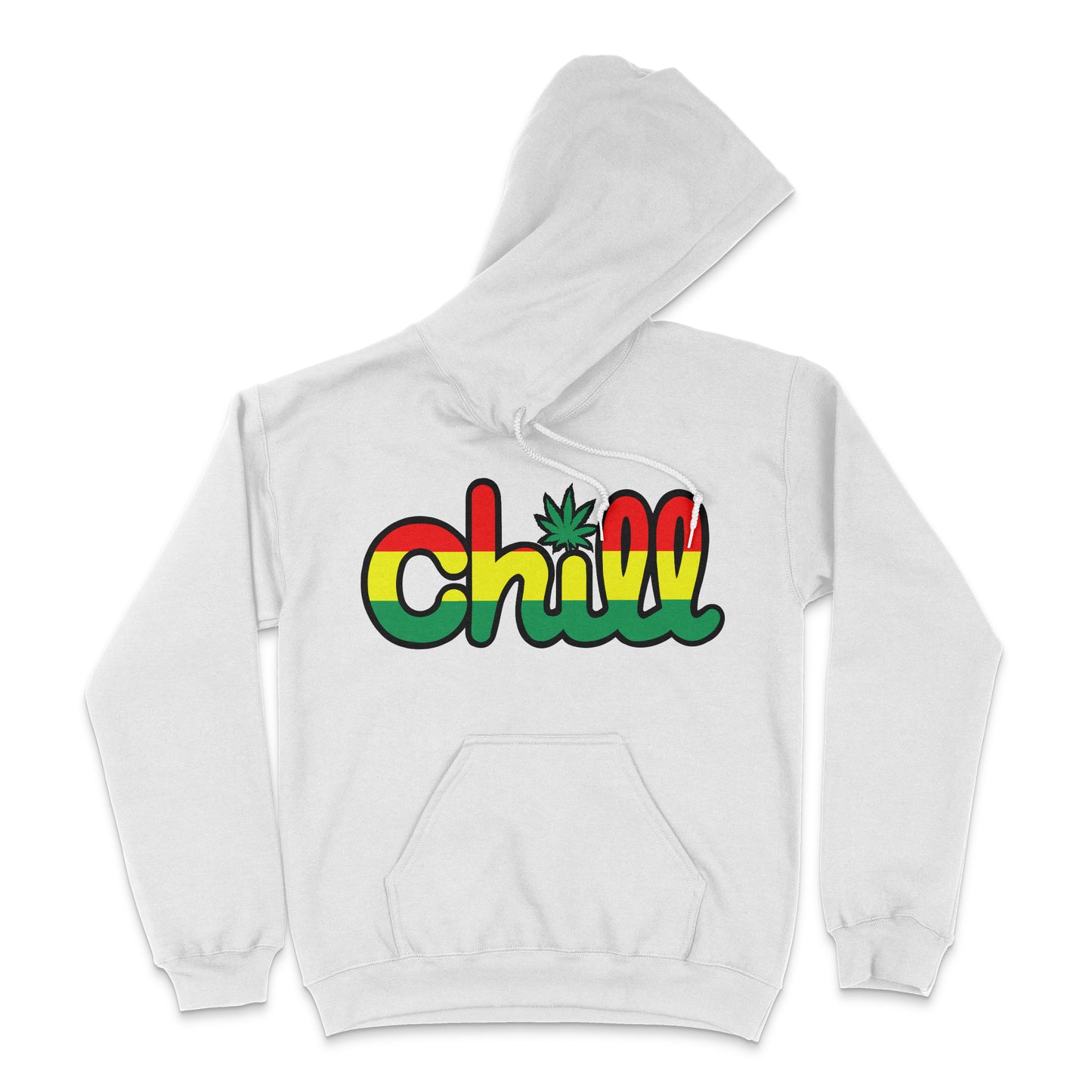 Chill Rasta Leaf Pullover Hood