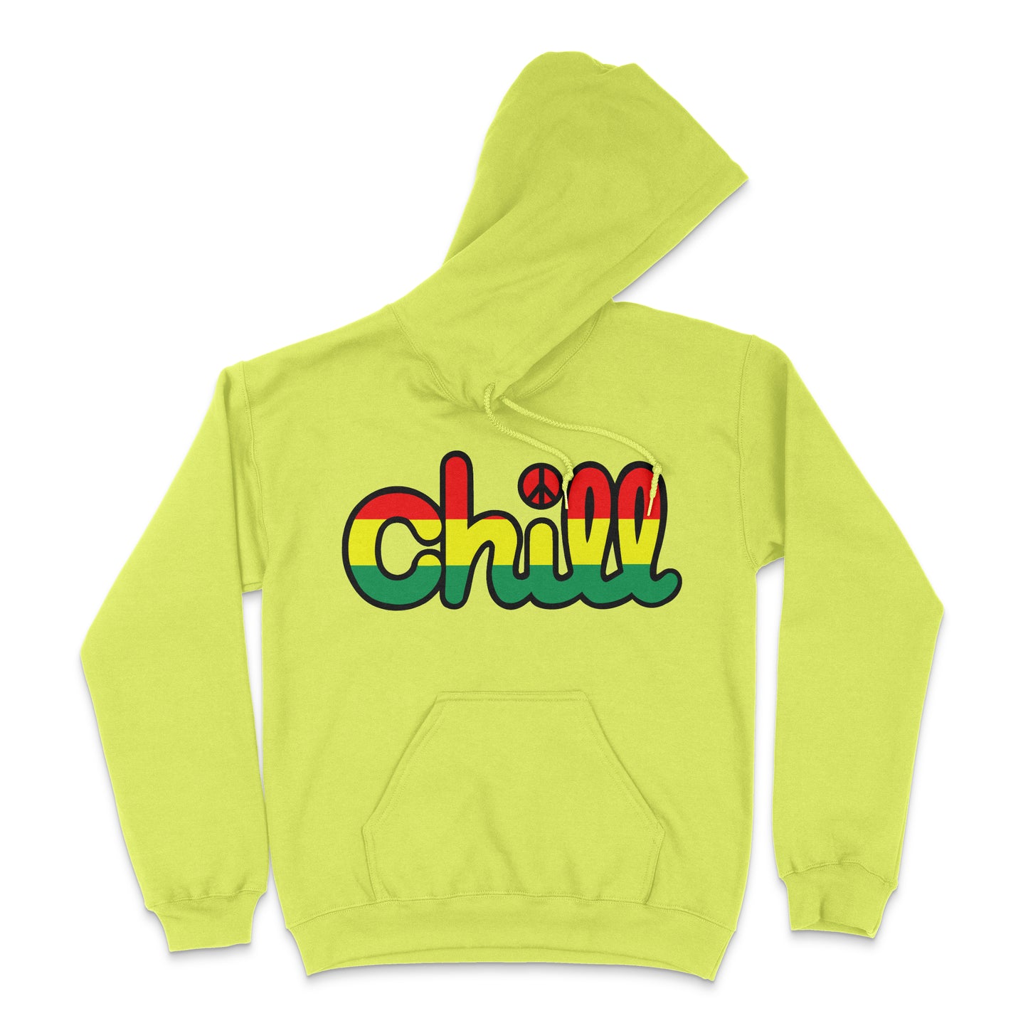 Chill Rasta Peace Pullover Hood