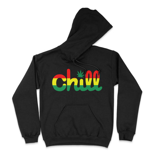 Chill Rasta Leaf Pullover Hood
