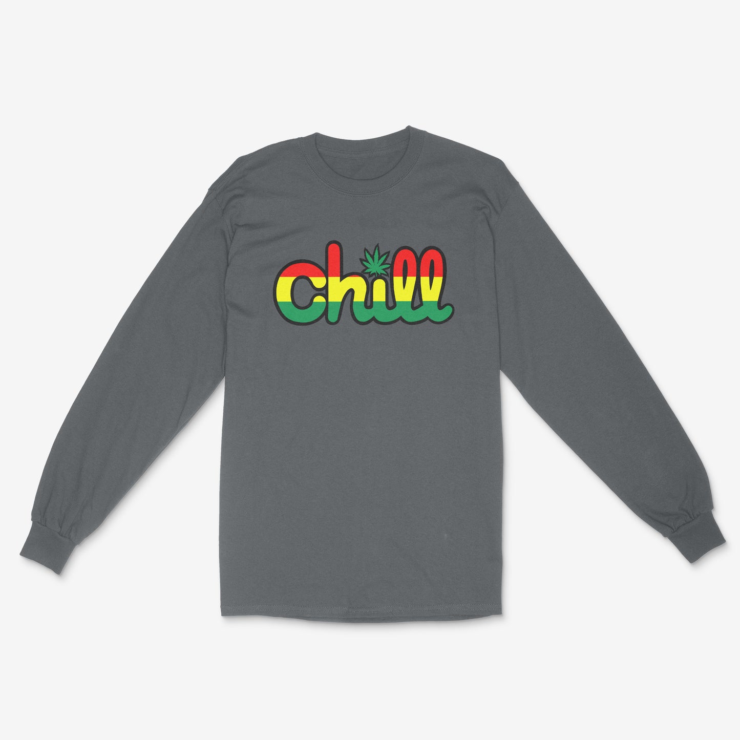 Chill Rasta Leaf Long Sleeve T