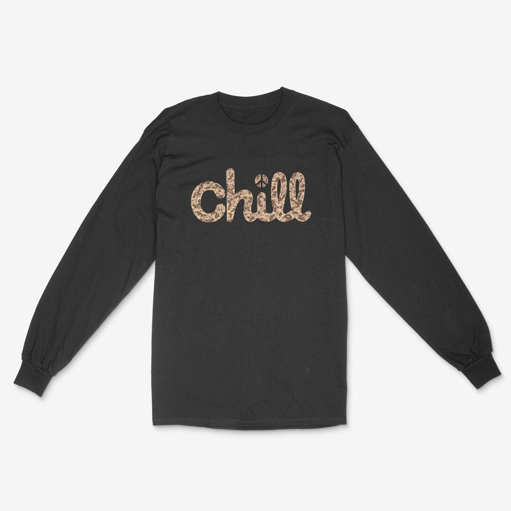 Chill Peace Sand Camo Long Sleeve T
