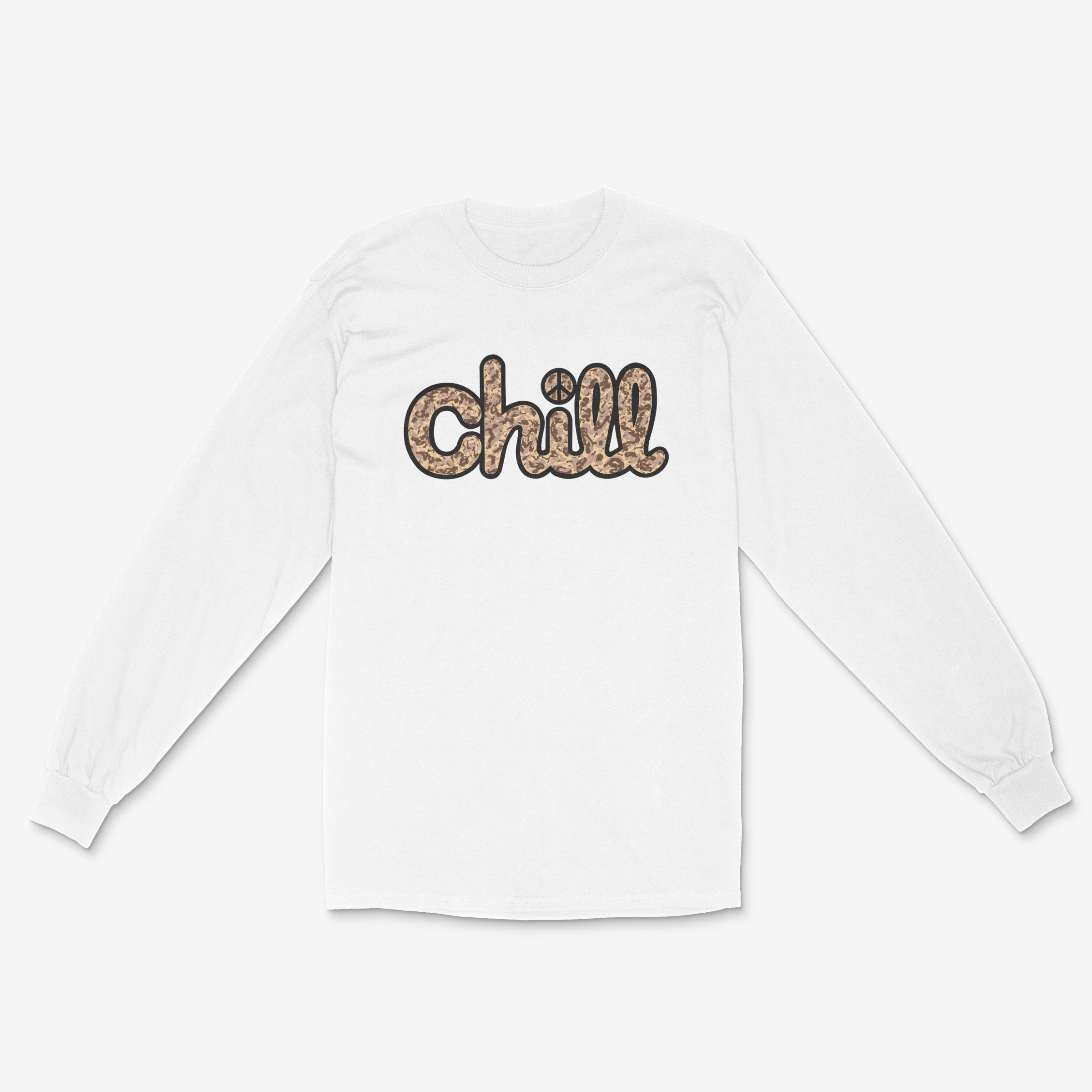 Chill Peace Sand Camo Long Sleeve T