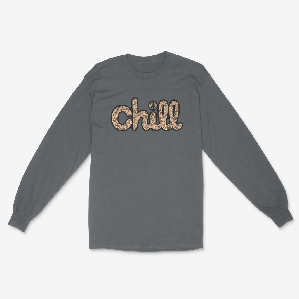 Chill Peace Sand Camo Long Sleeve T