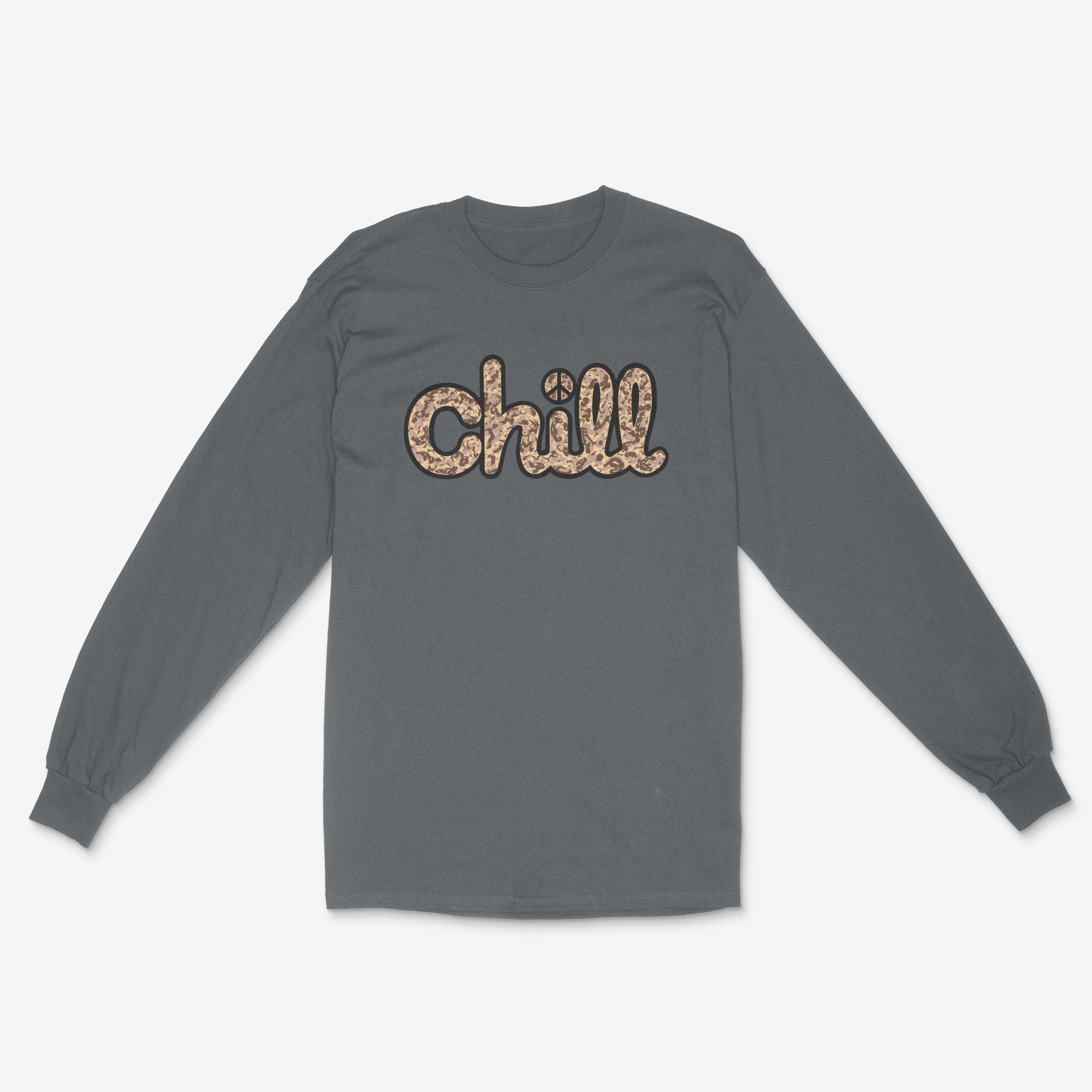Chill Peace Sand Camo Long Sleeve T