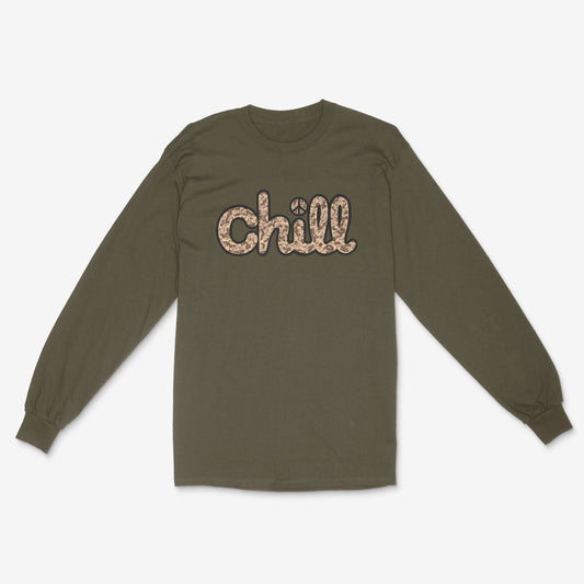 Chill Peace Sand Camo Long Sleeve T