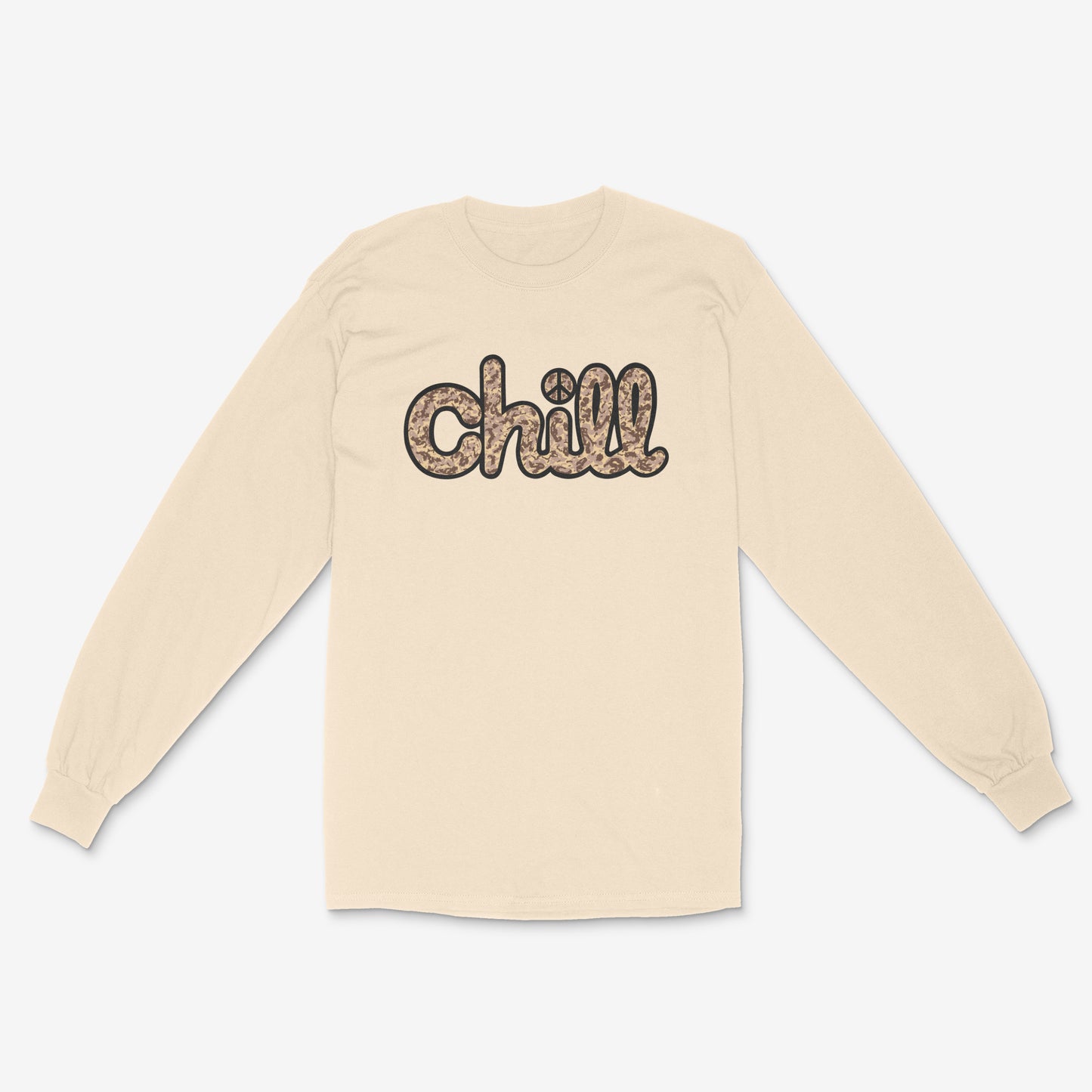 Chill Peace Sand Camo Long Sleeve T