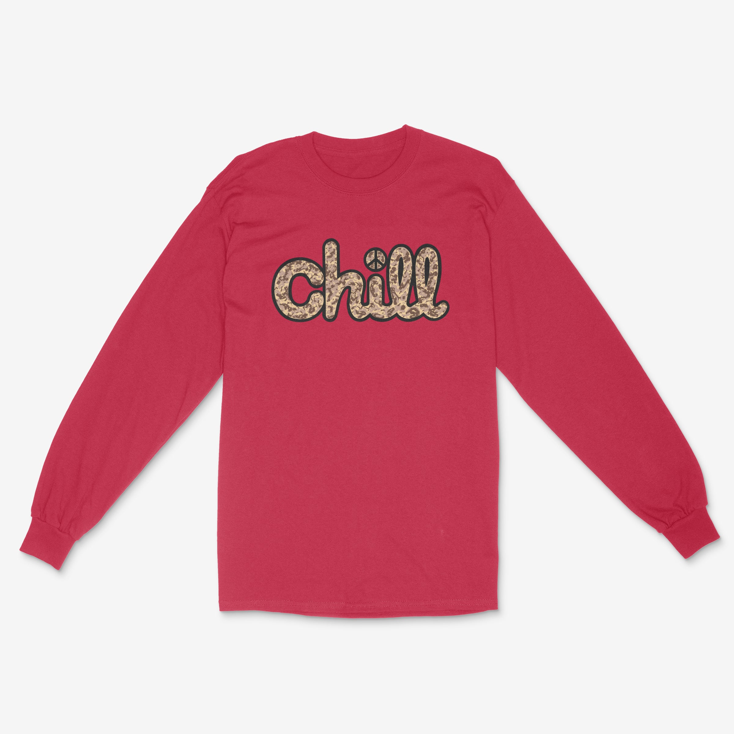 Chill Peace Sand Camo Long Sleeve T