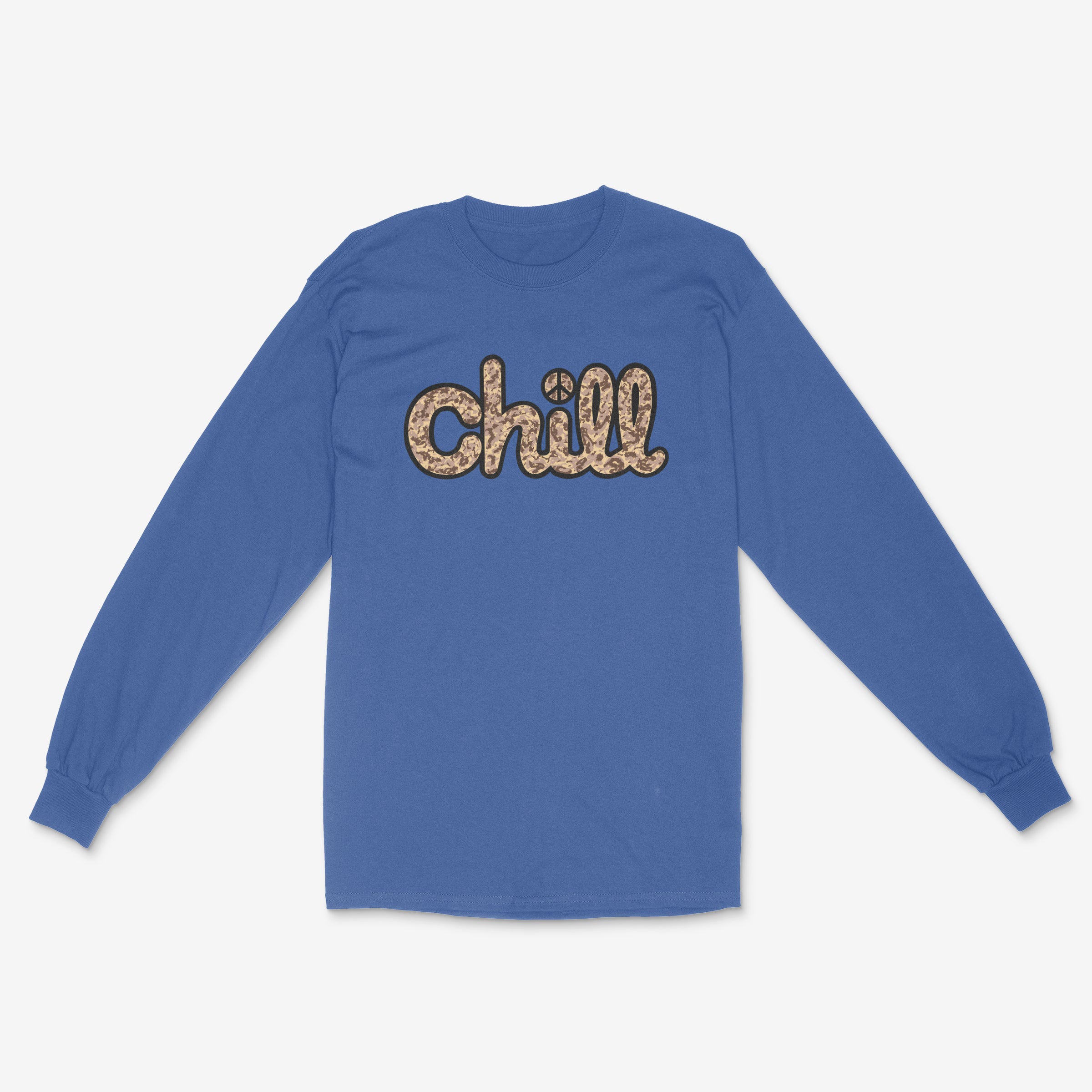 Chill Peace Sand Camo Long Sleeve T