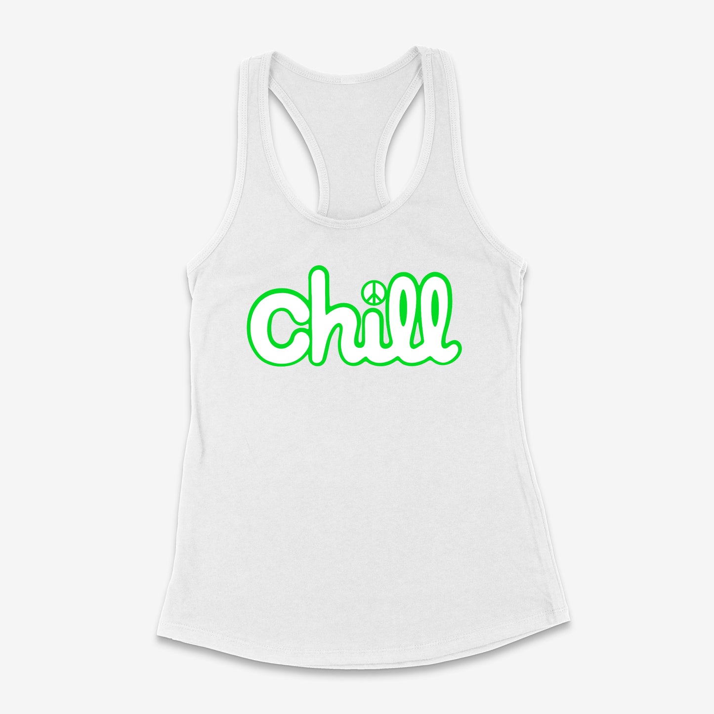 Womens Chill Peace Classic Racerback Tank