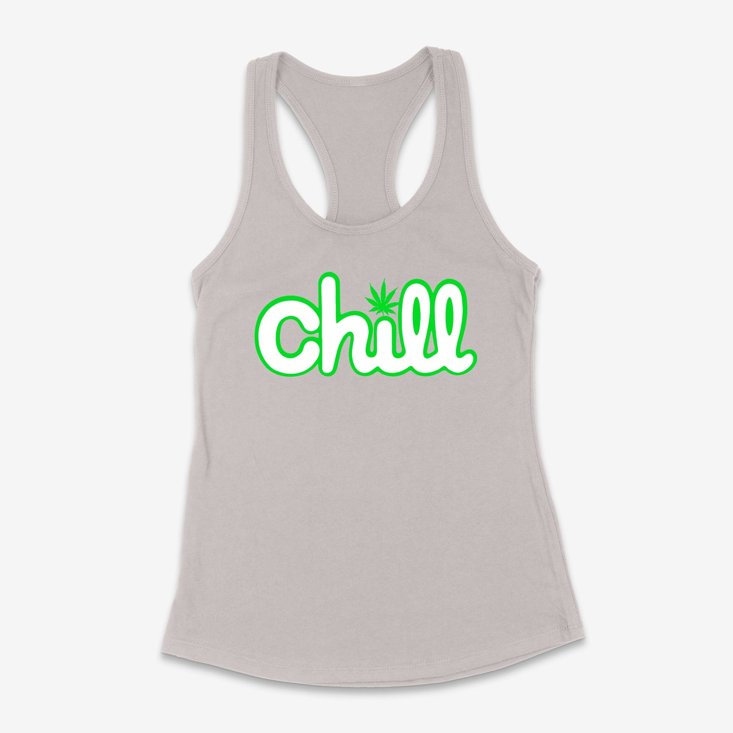Womens Chill Leaf Classic Racerback Tank