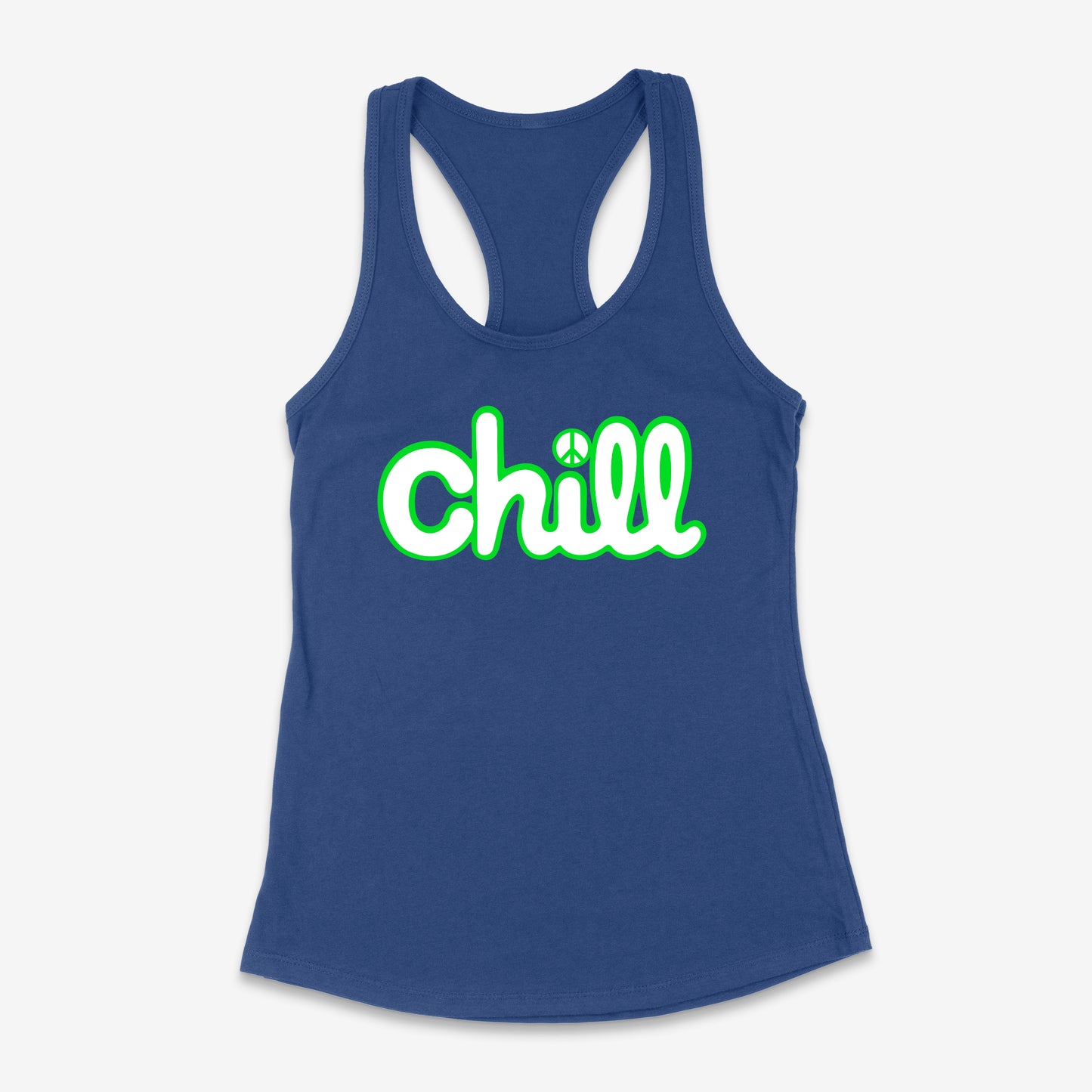 Womens Chill Peace Classic Racerback Tank
