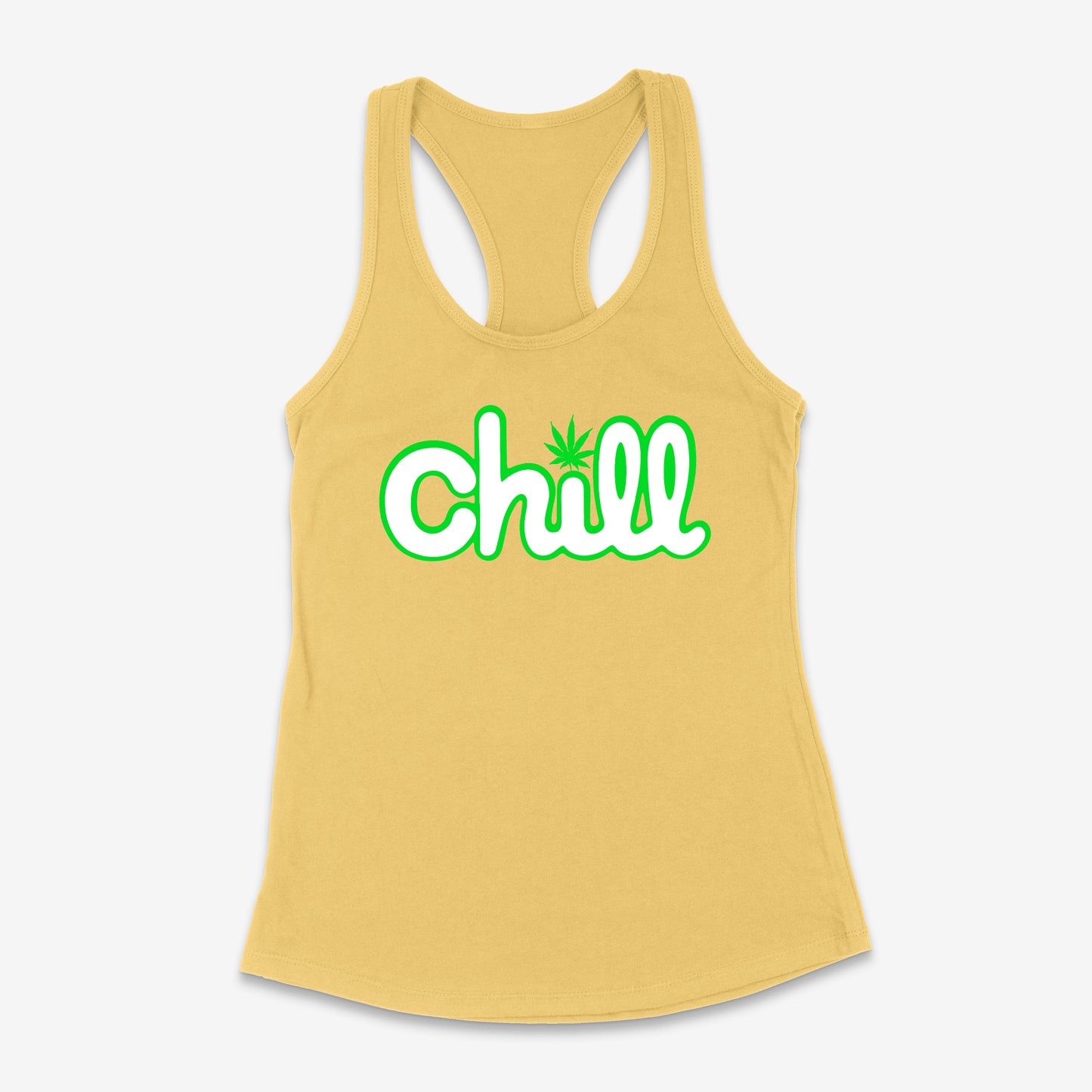Womens Chill Leaf Classic Racerback Tank