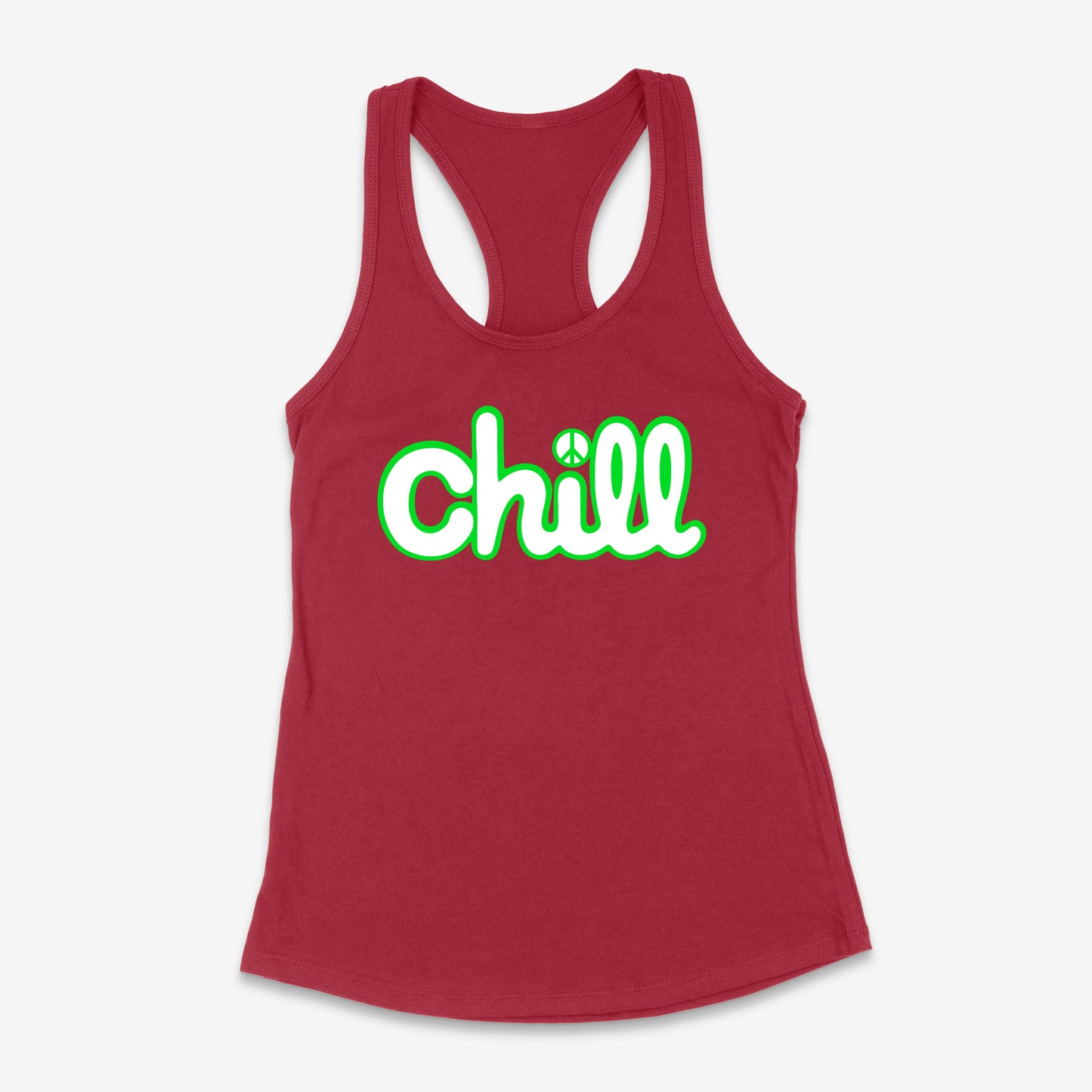 Womens Chill Peace Classic Racerback Tank