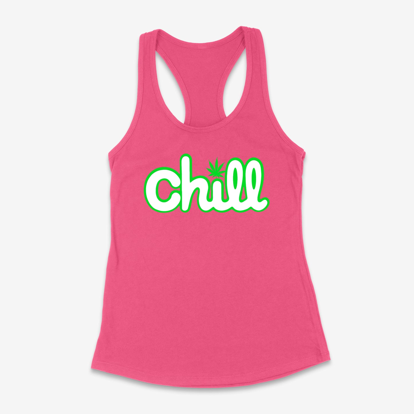 Womens Chill Leaf Classic Racerback Tank