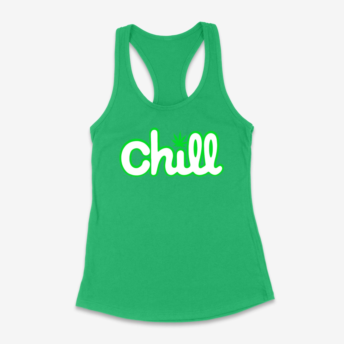 Womens Chill Leaf Classic Racerback Tank