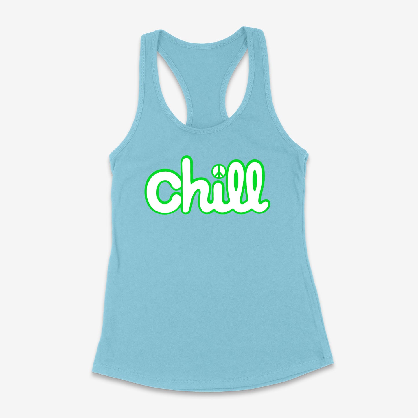 Womens Chill Peace Classic Racerback Tank