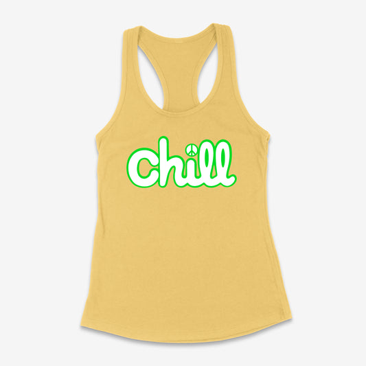 Womens Chill Peace Classic Racerback Tank