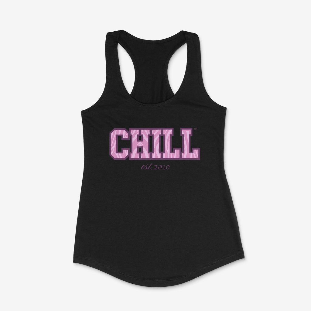 Chill Fem Edition: College Zebra & Leopard Racerback Tanks