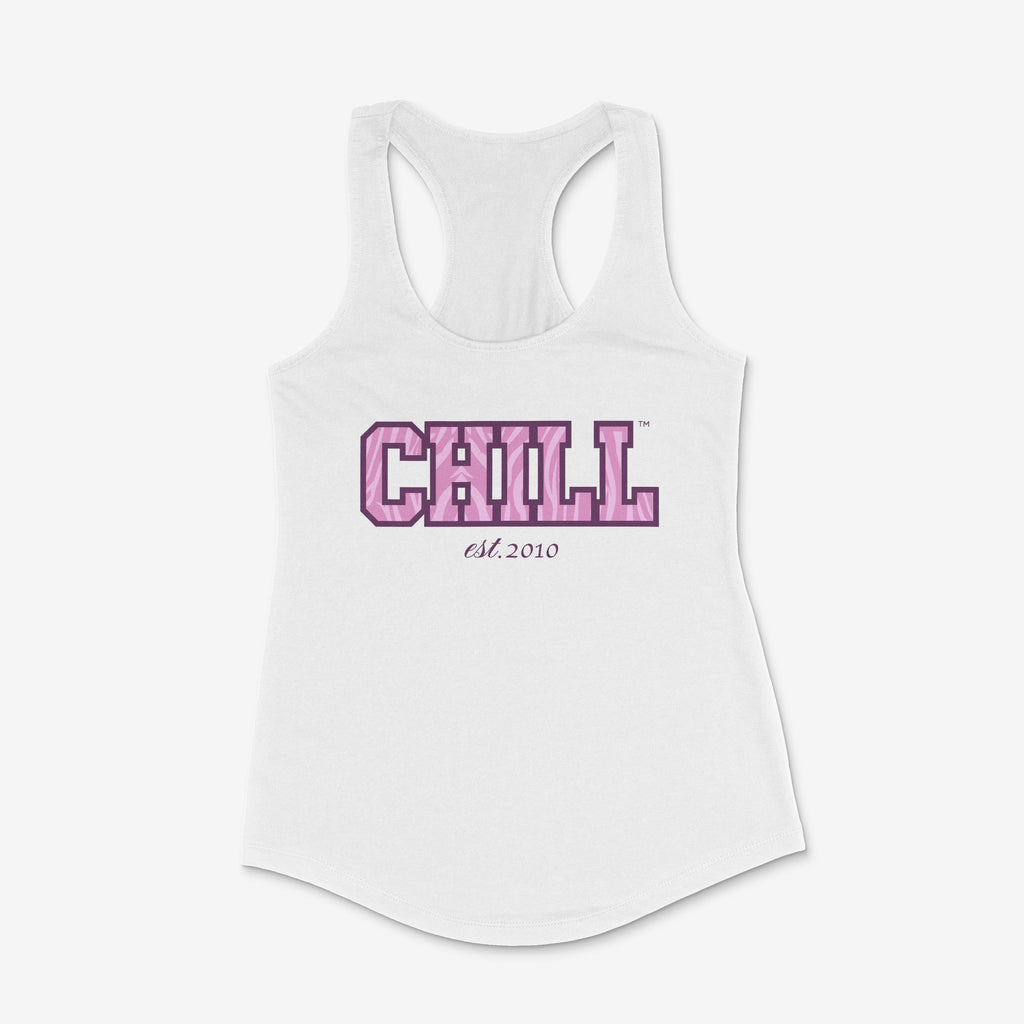 Chill Fem Edition: College Zebra & Leopard Racerback Tanks