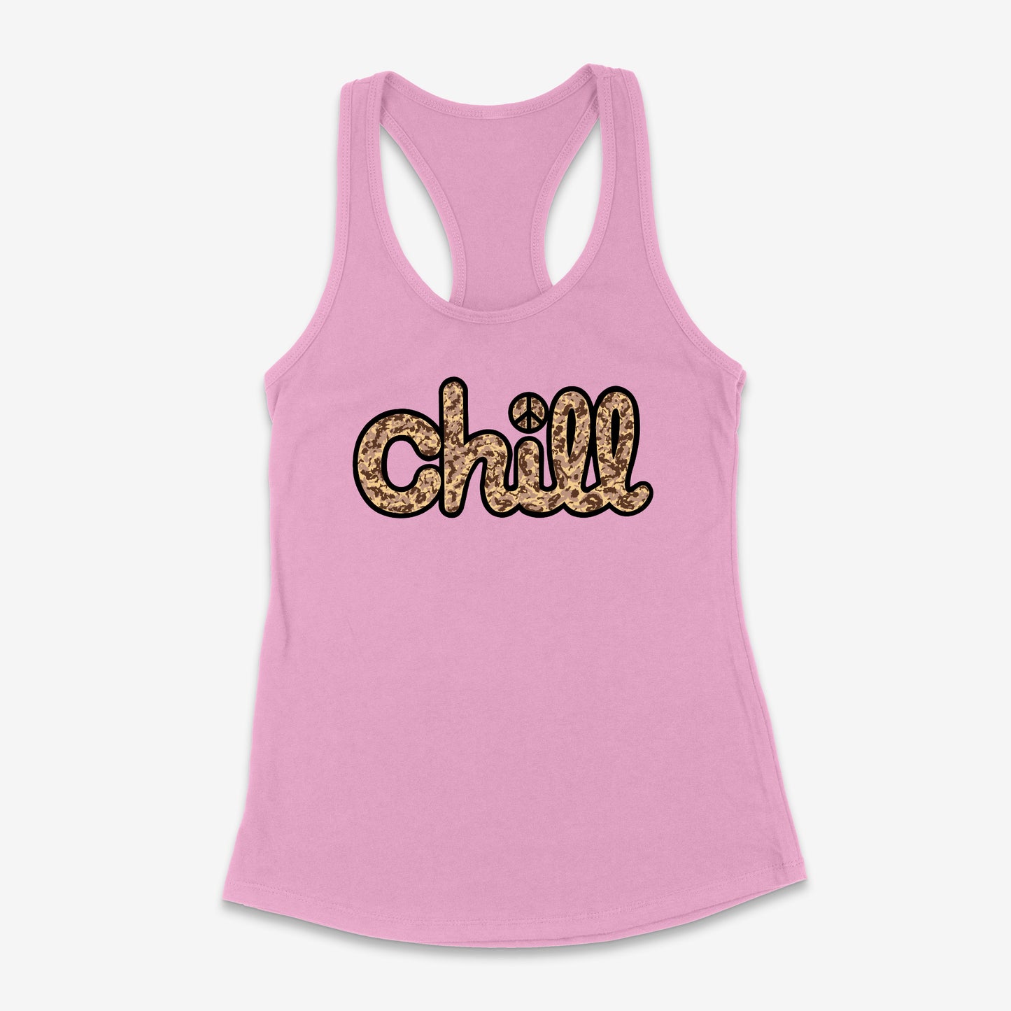 Womens Chill Peace Sand Camo Racerback Tank