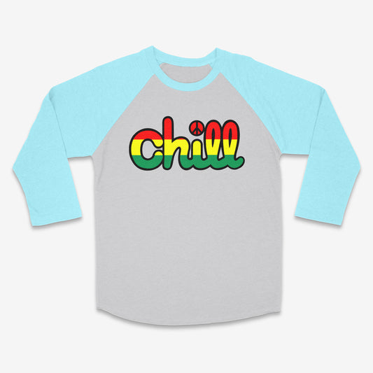 Chill Peace Rasta Baseball 3/4 Sleeve T