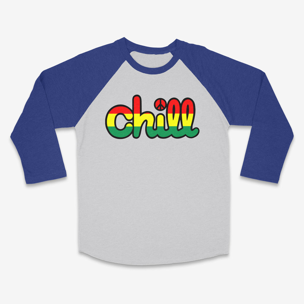 Chill Peace Rasta Baseball 3/4 Sleeve T