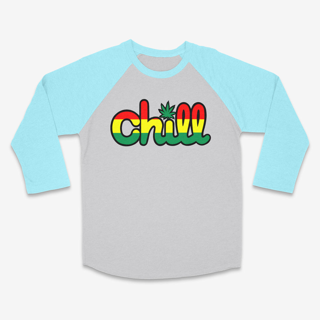 Chill Leaf Rasta Baseball 3/4 Sleeve T